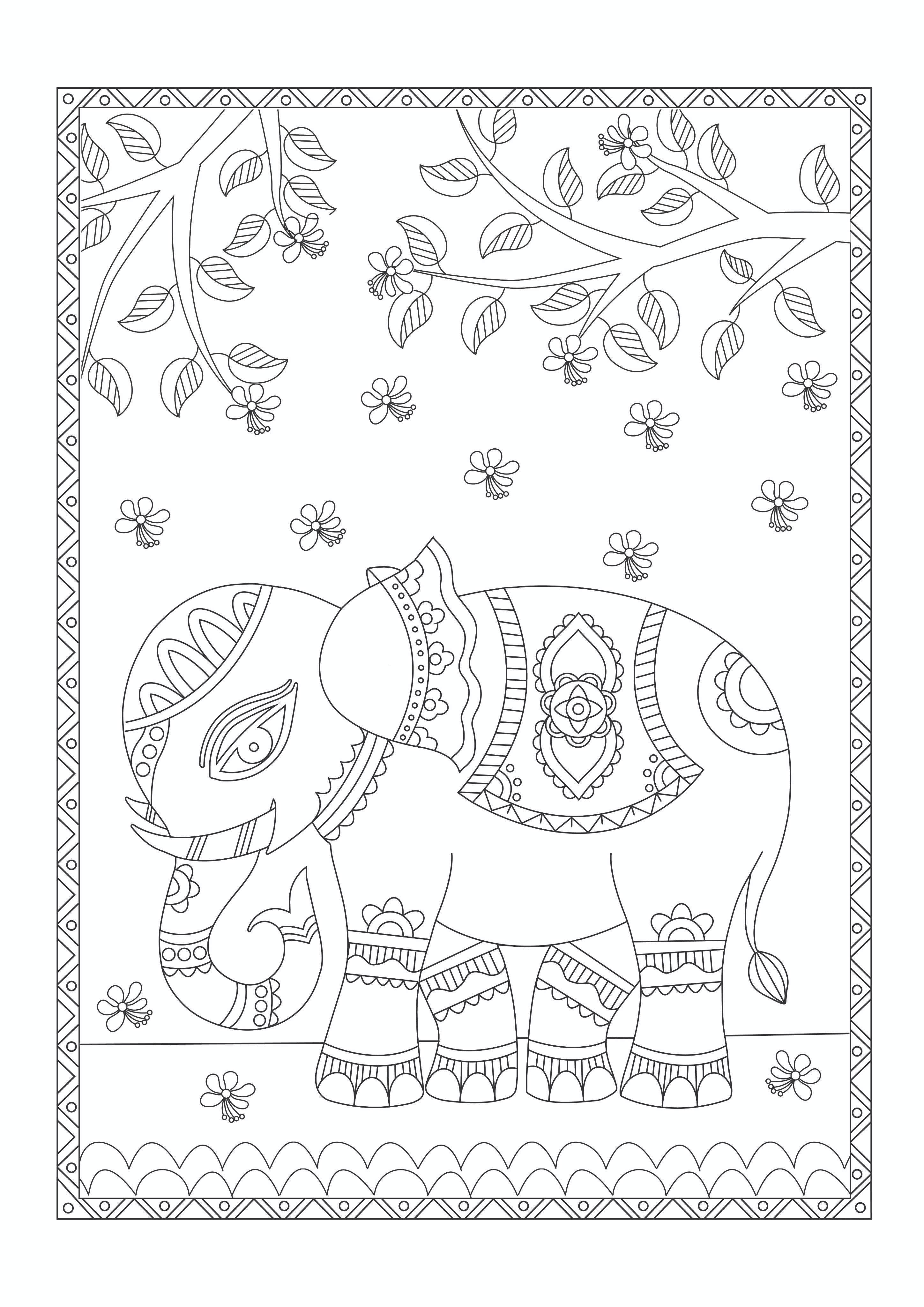 Arts of India Colouring Book