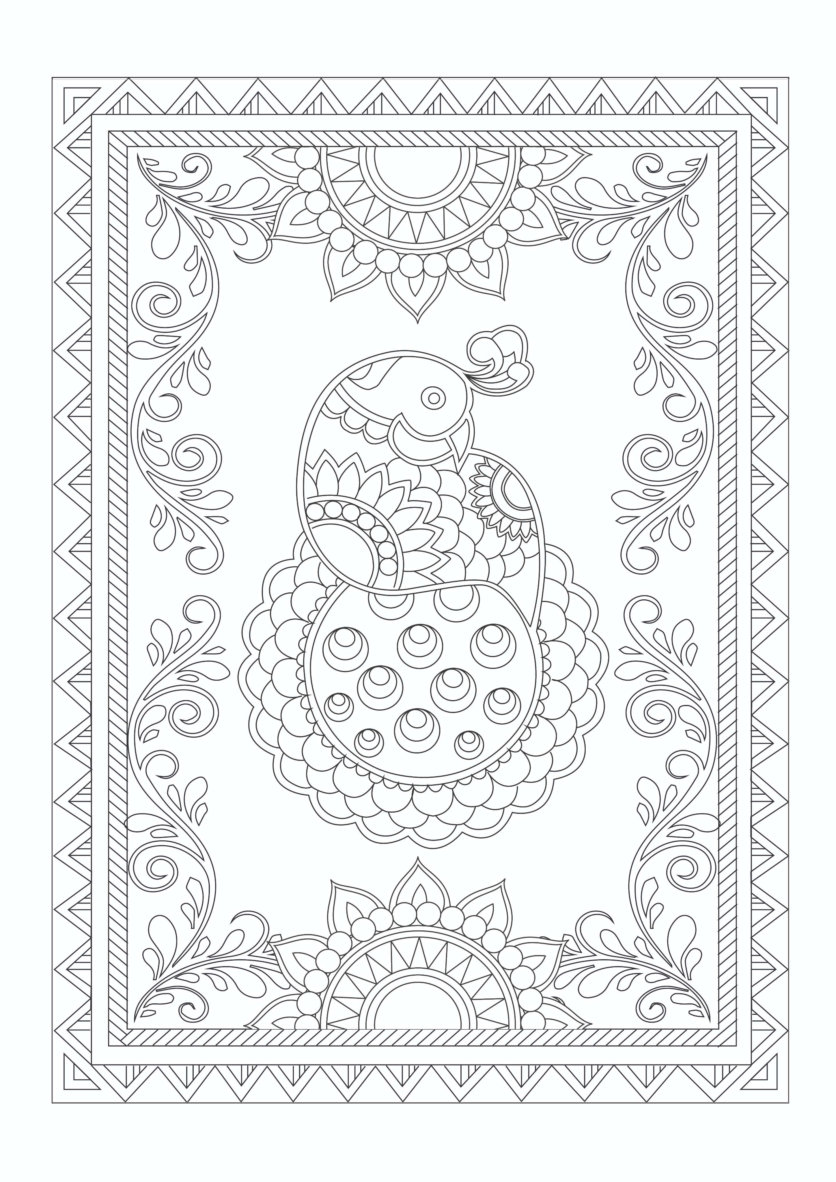 Arts of India Colouring Book