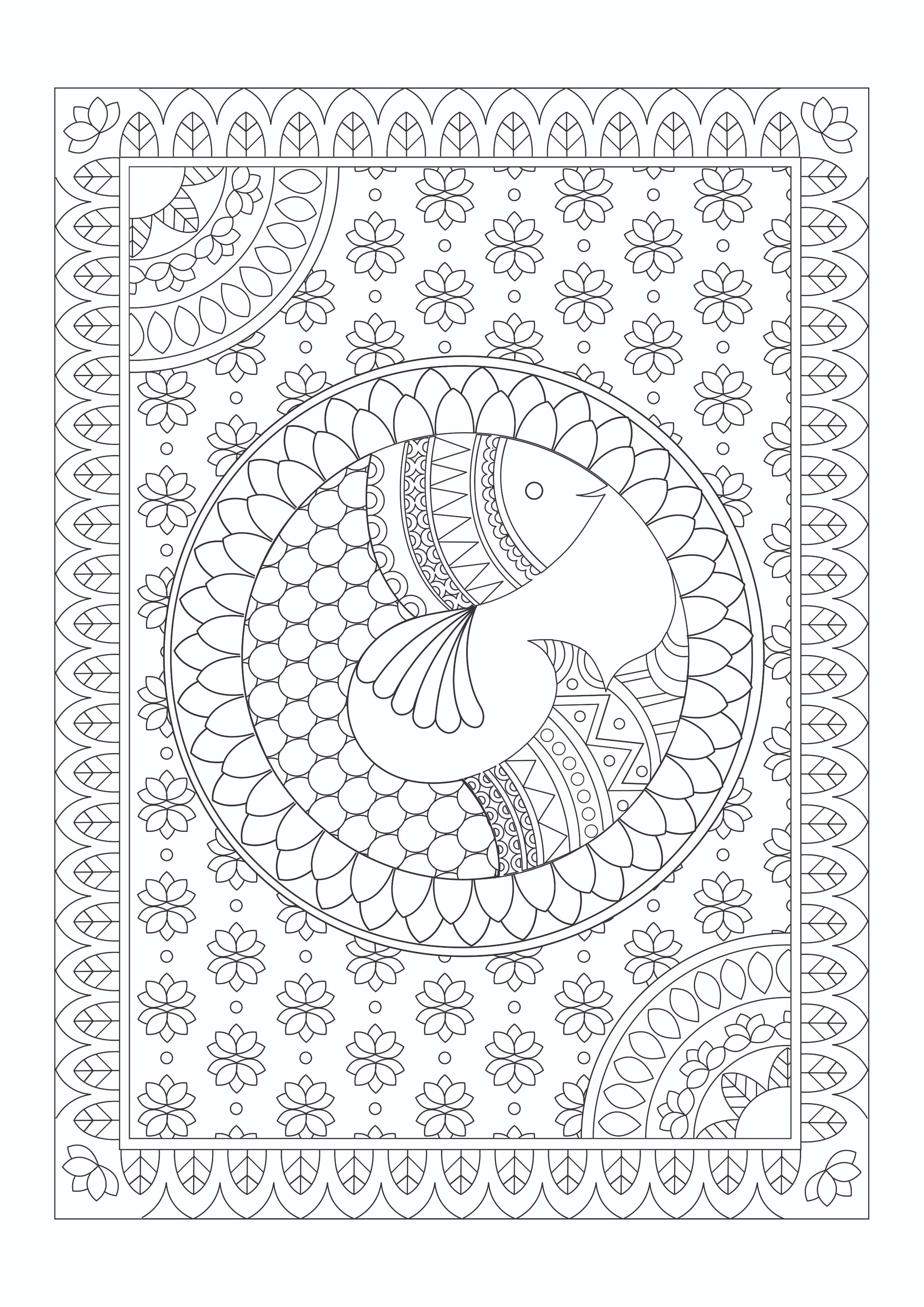 Arts of India Colouring Book