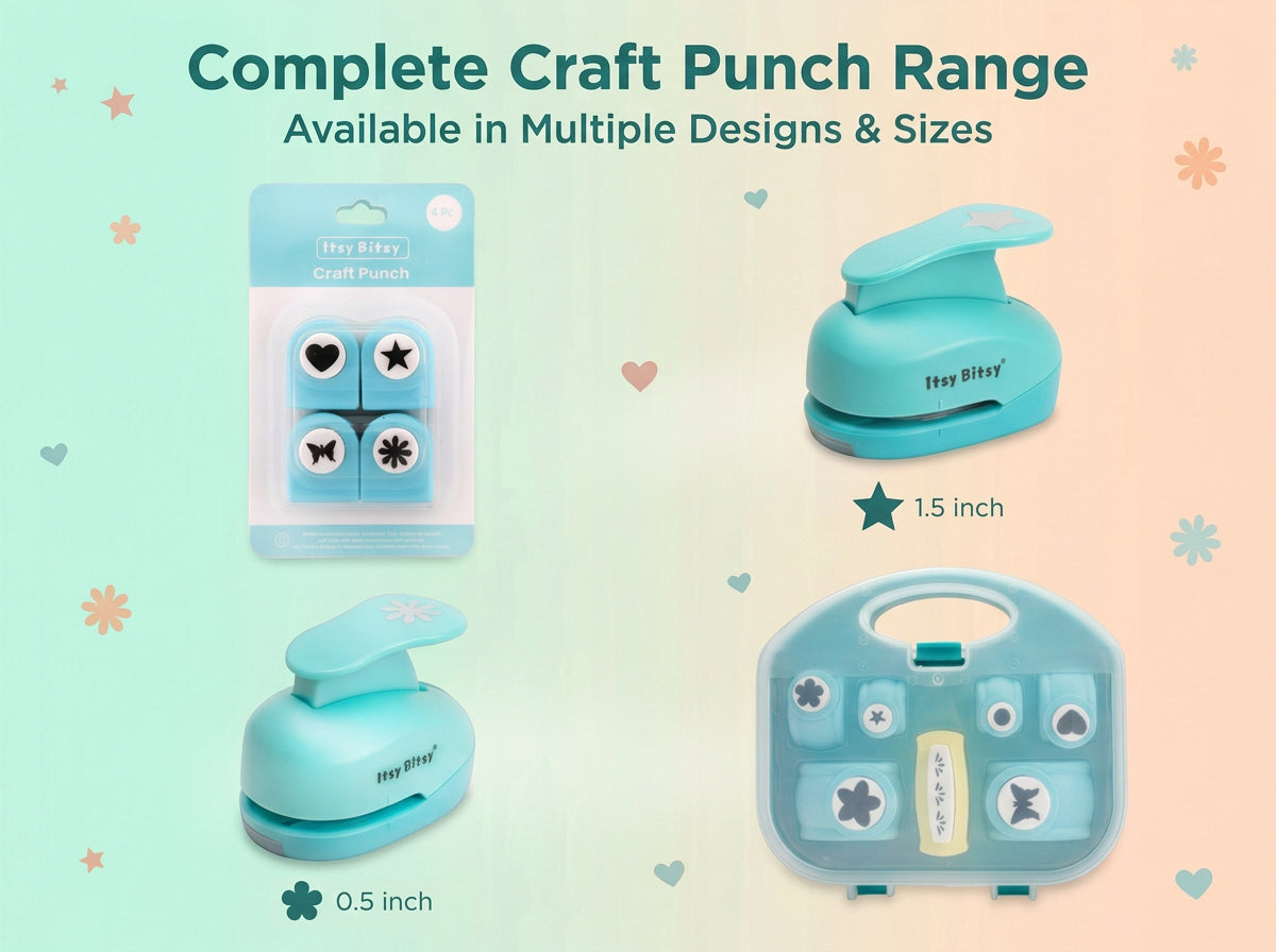 Craft Punch 7 Assorted Designs 1BOX