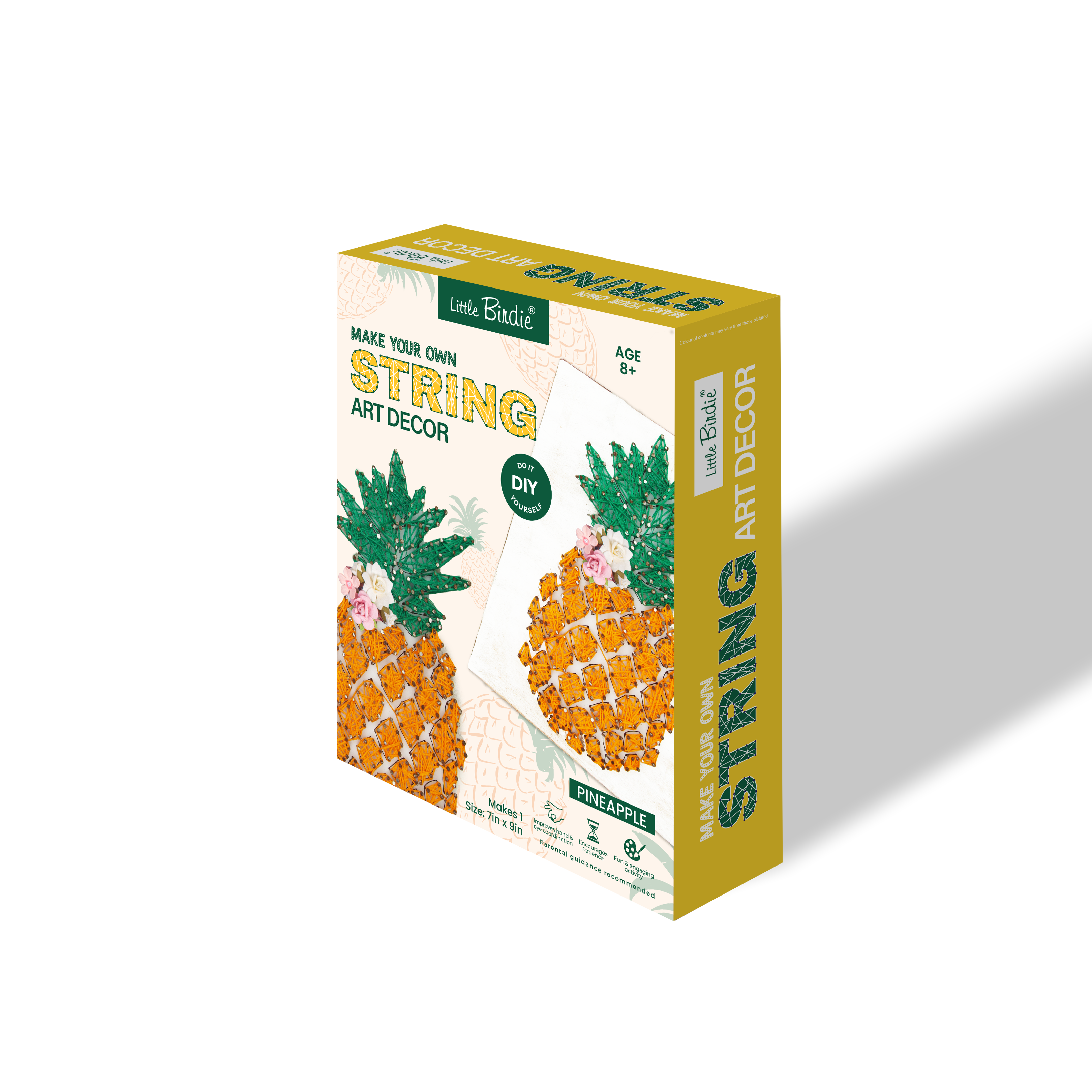 DIY String Art KIT - Pineapple, 1 Box