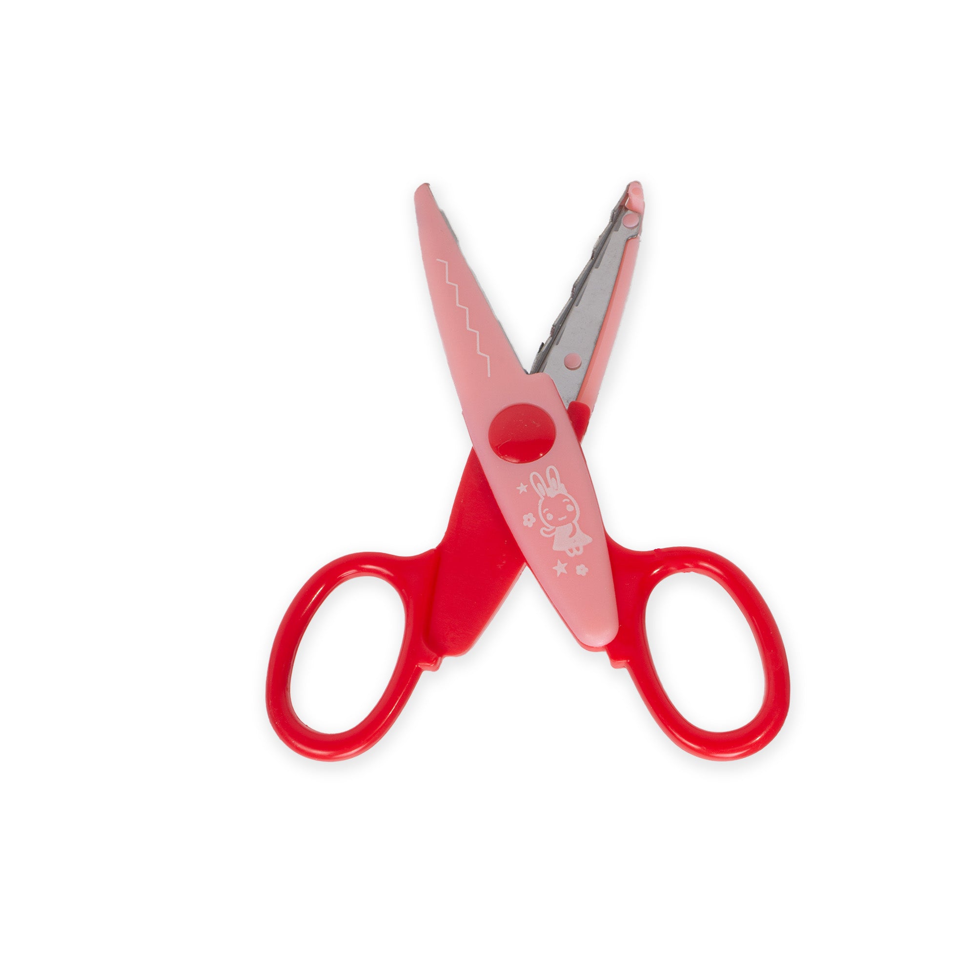 Kids Scissors Slanted Zigzag Design Cutting 1pcs