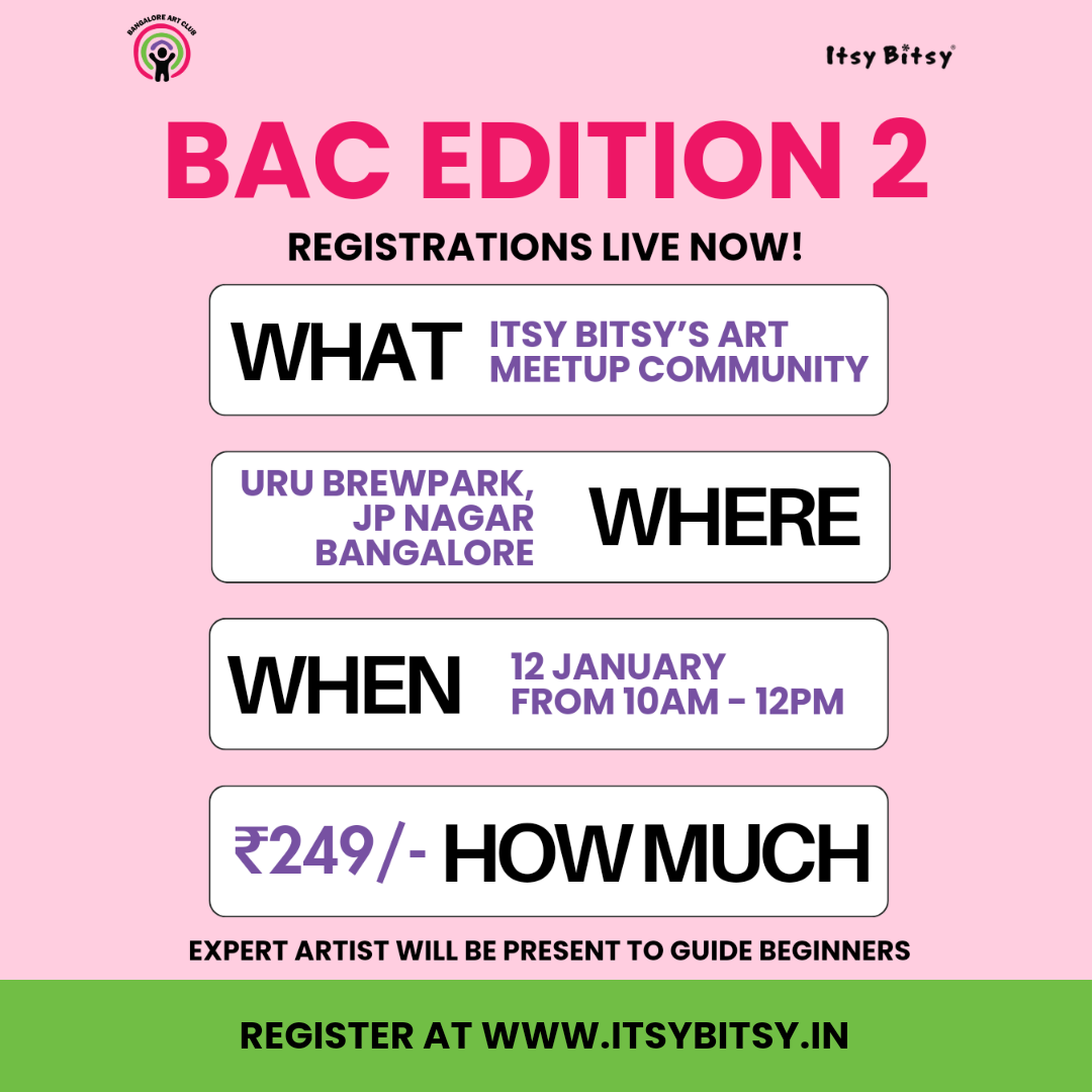 Bangalore Art Club by Itsy Bitsy Presents: Art-Meet Up | Edition - 02