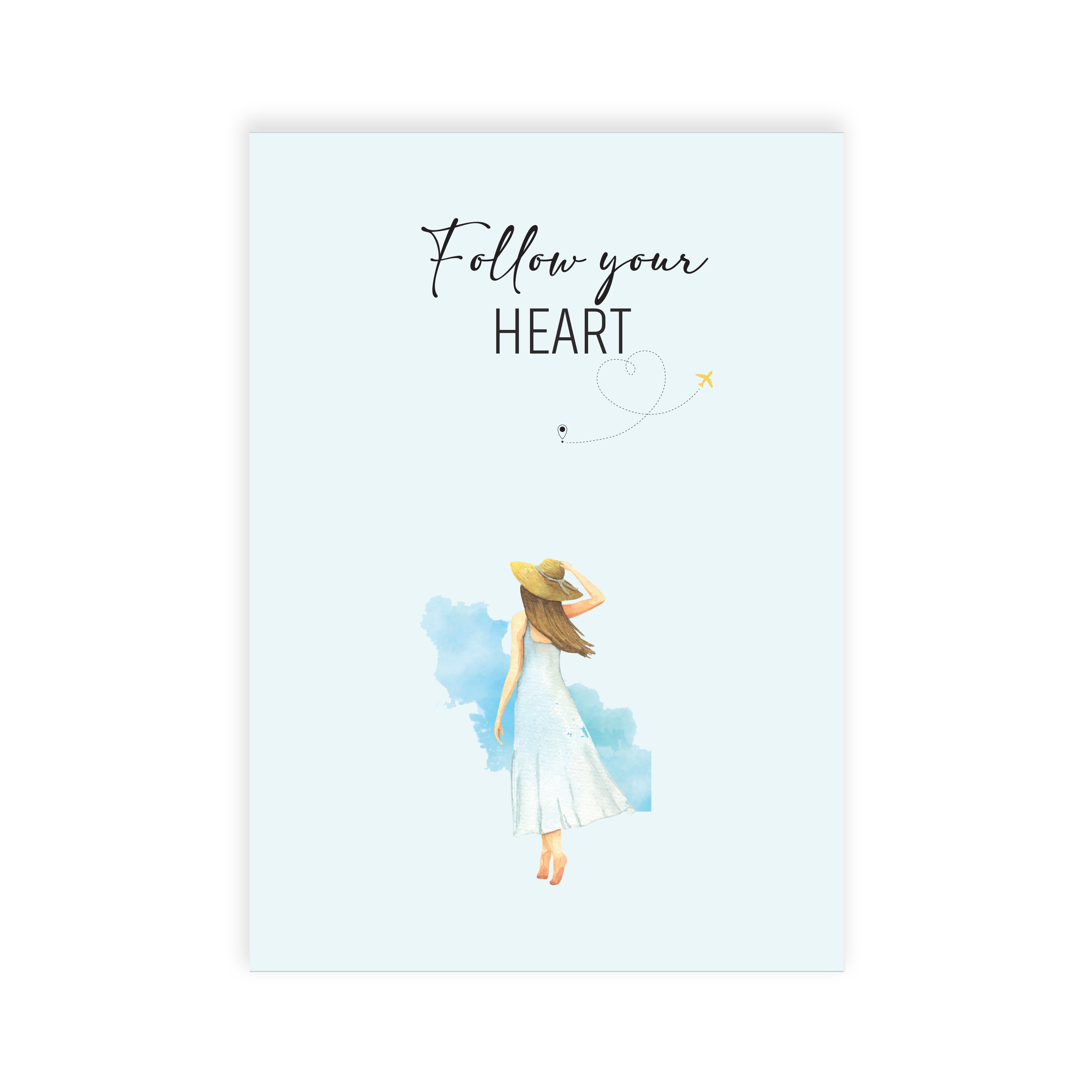 Collectable Notebook Follow Your Heart Ruled A5 90gsm 64pages 1Book