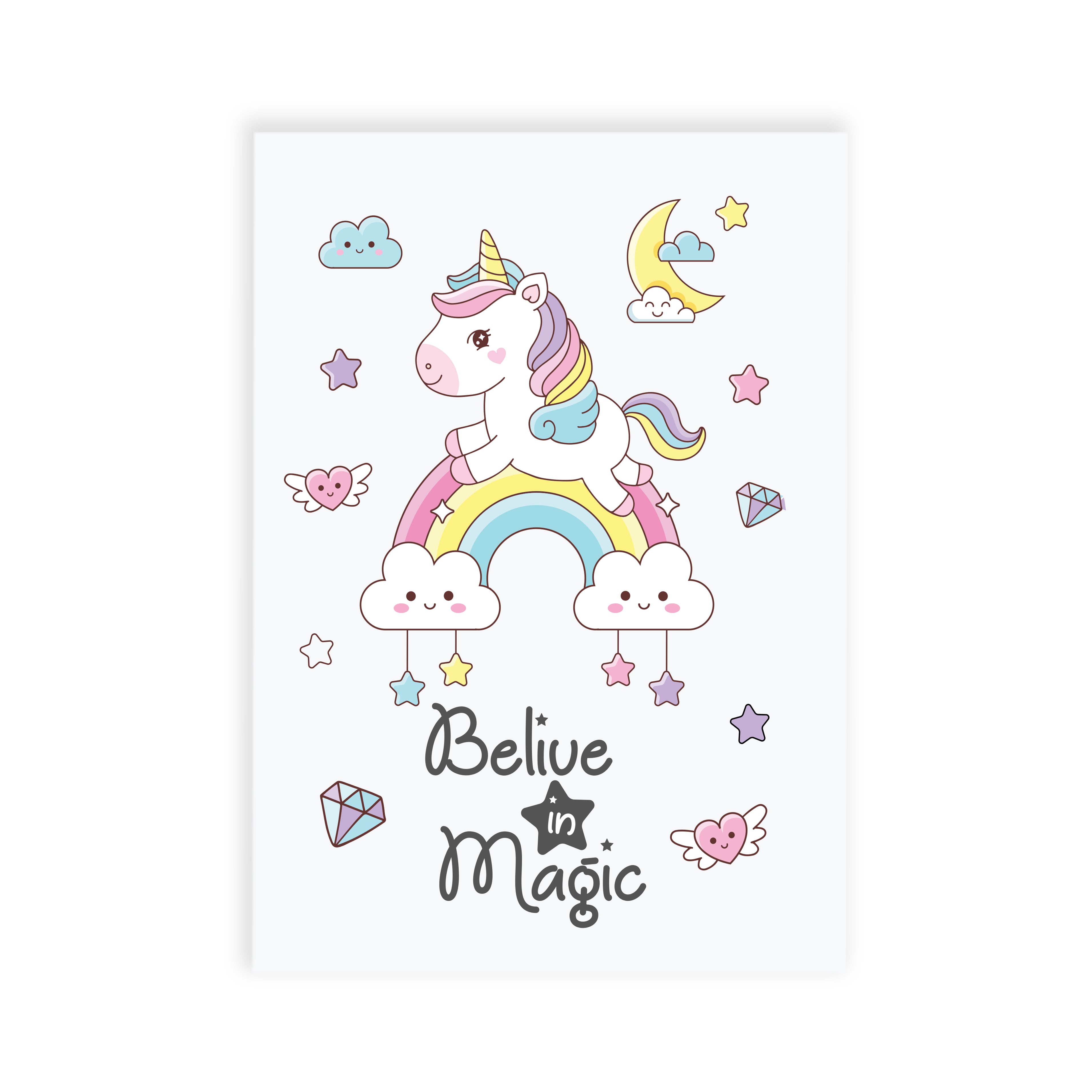 Believe In Magic Ruled Notebook A5 90Gsm 64Pages