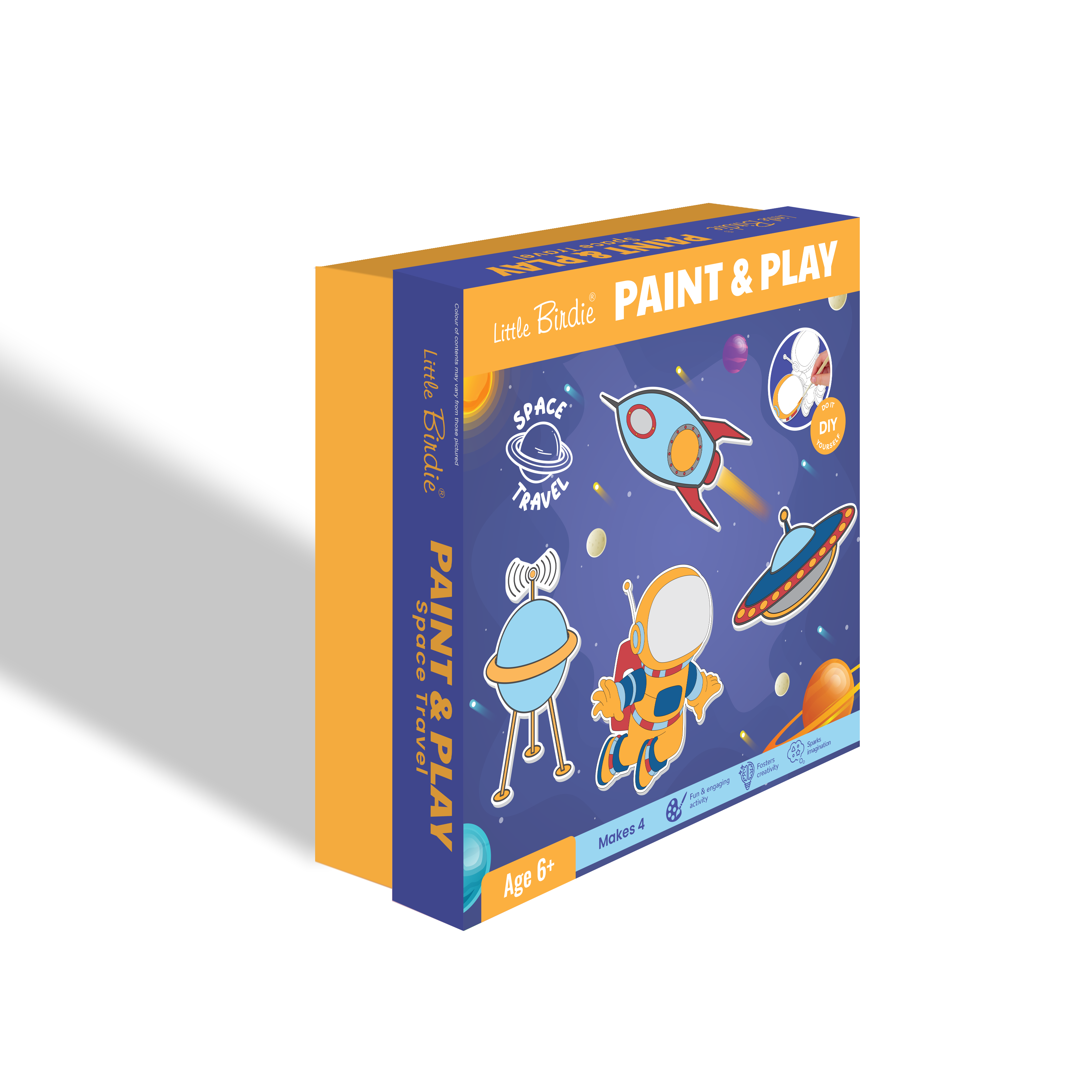 DIY Paint and Play Kit - Space Travel, 1 Box