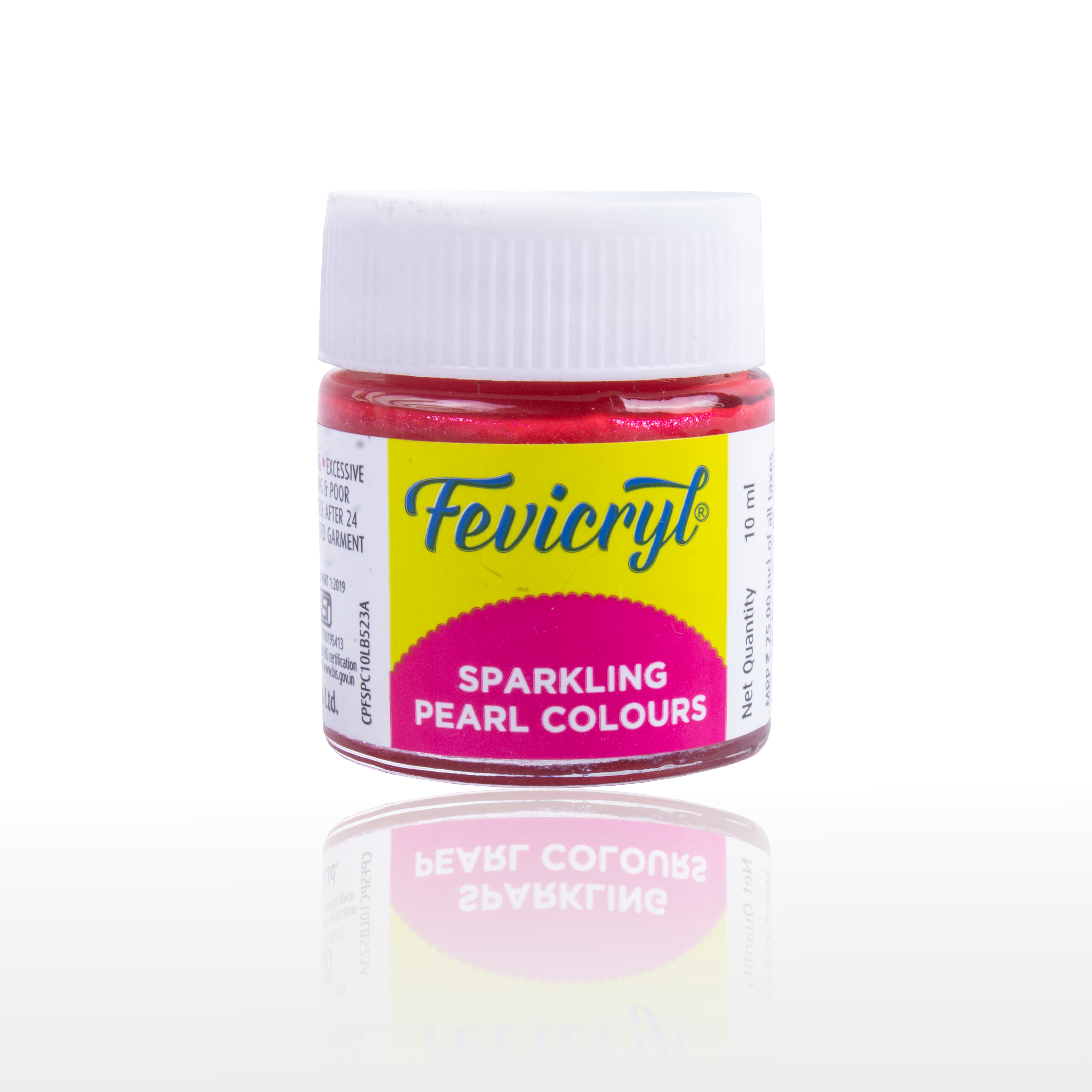 Fevicryl Color Sparkling Pearl Poppy Red 10ml