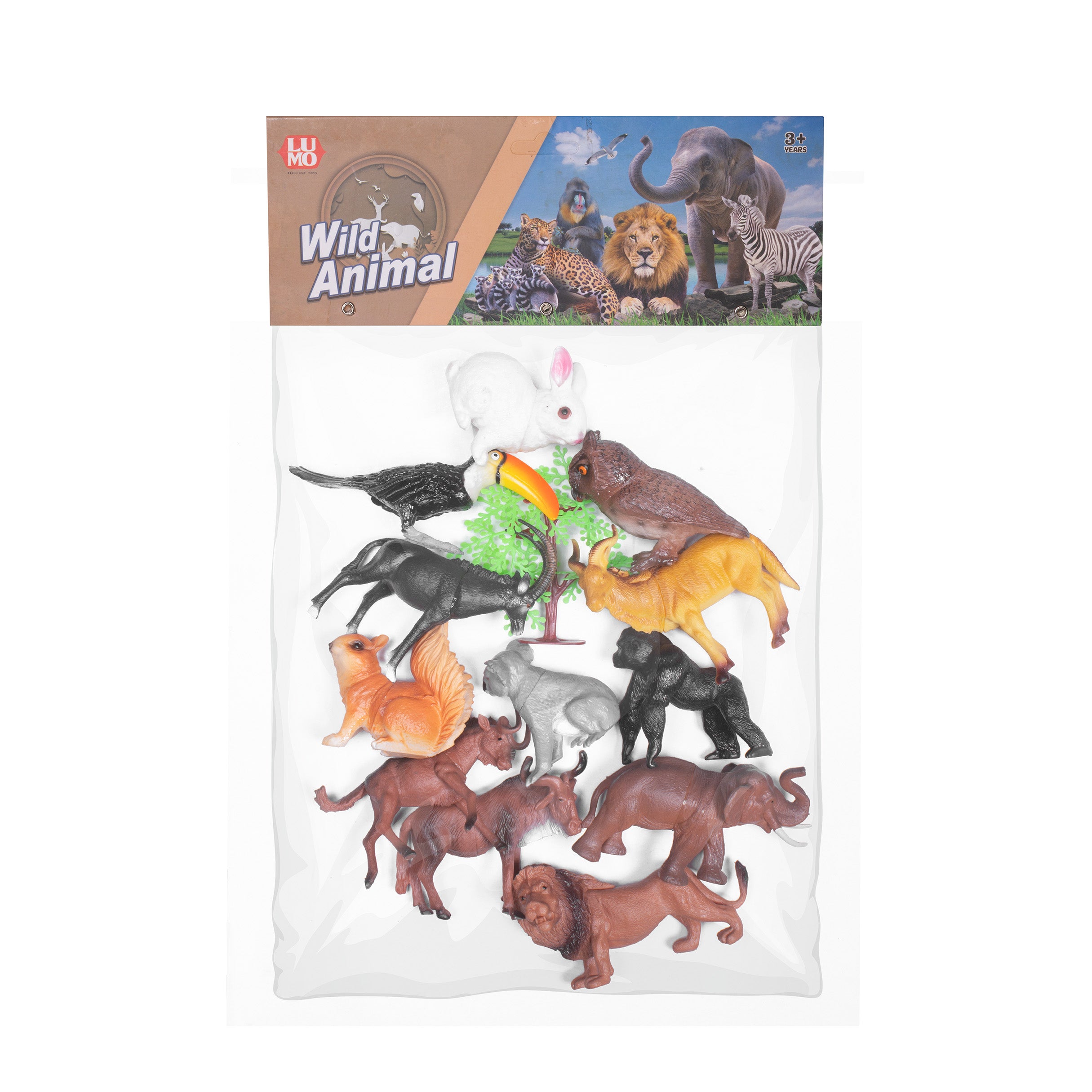 Rubber Toys | Wild Animal | 1Pack - Combo -1