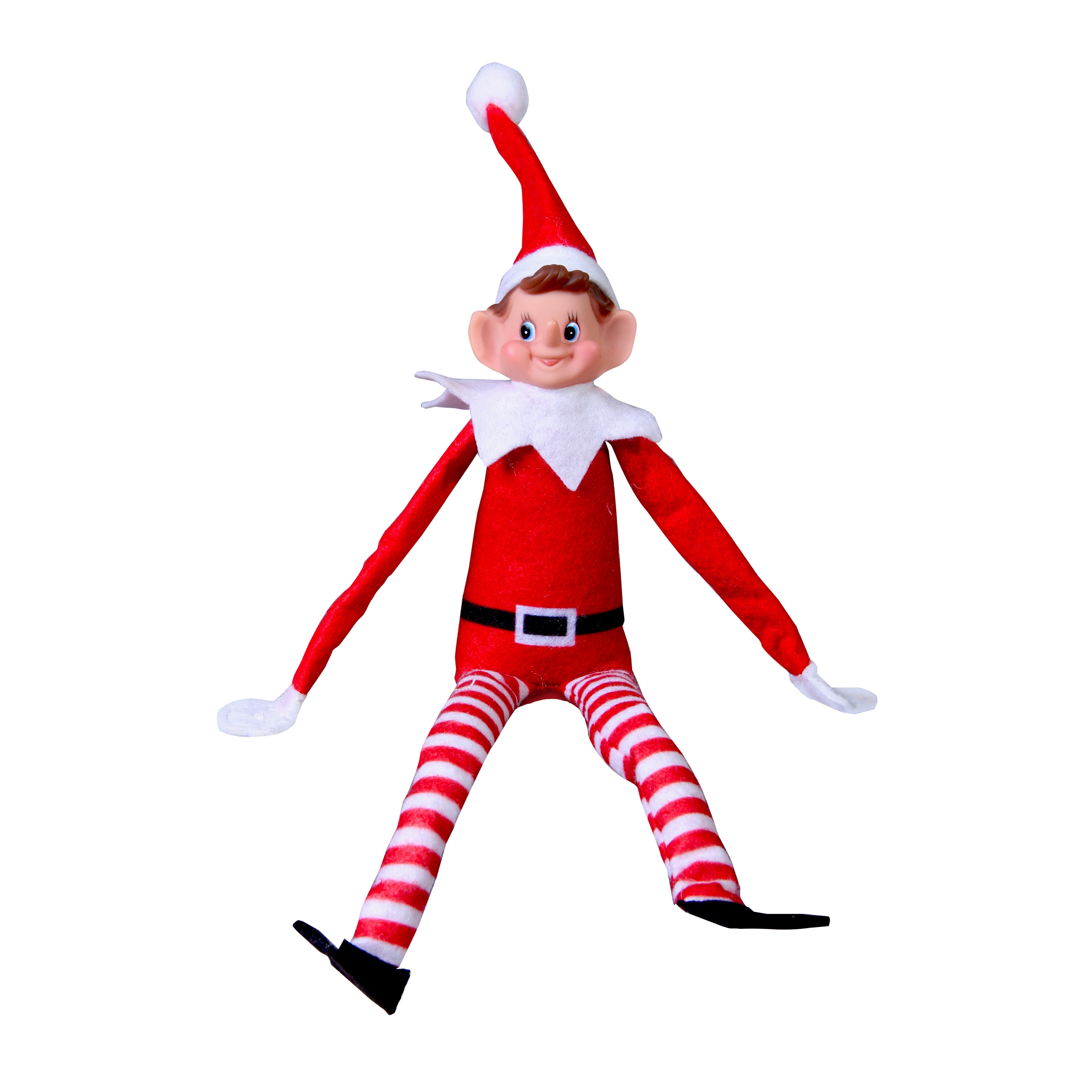 Christmas Shelf Sitting Elf 33Cm 1Pc