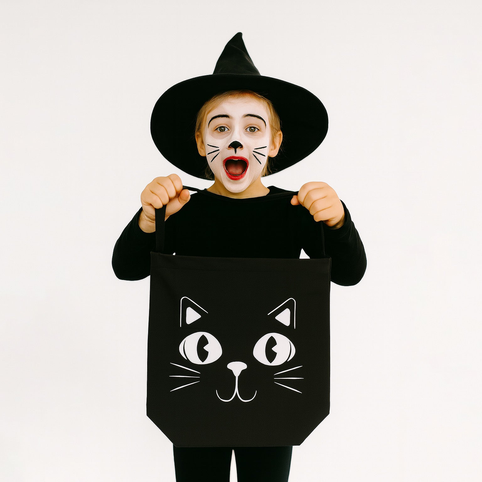 Trick or Treat Sacks Black 31.5 cm 1pc