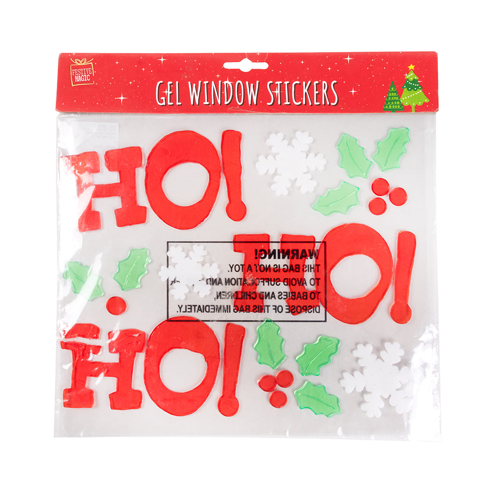 Window Cling Gel Sticker - Assorted, 1pack