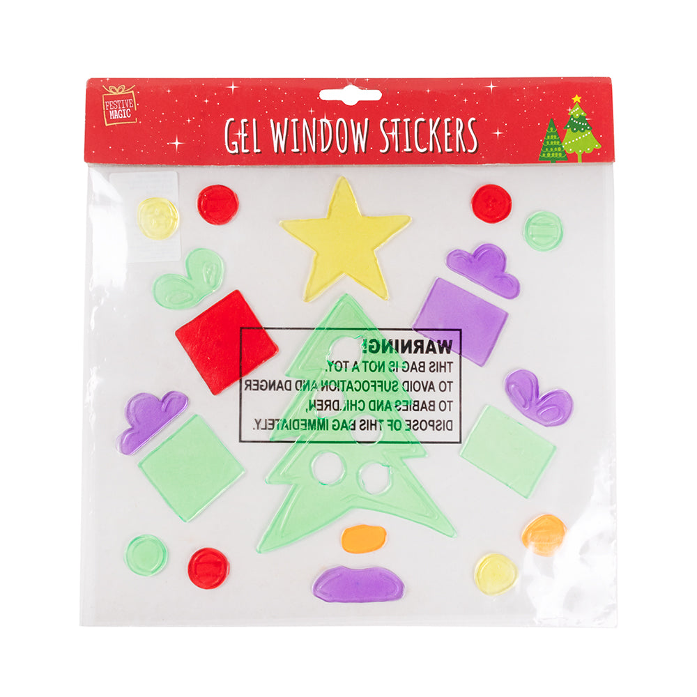 Window Cling Gel Sticker - Assorted, 1pack