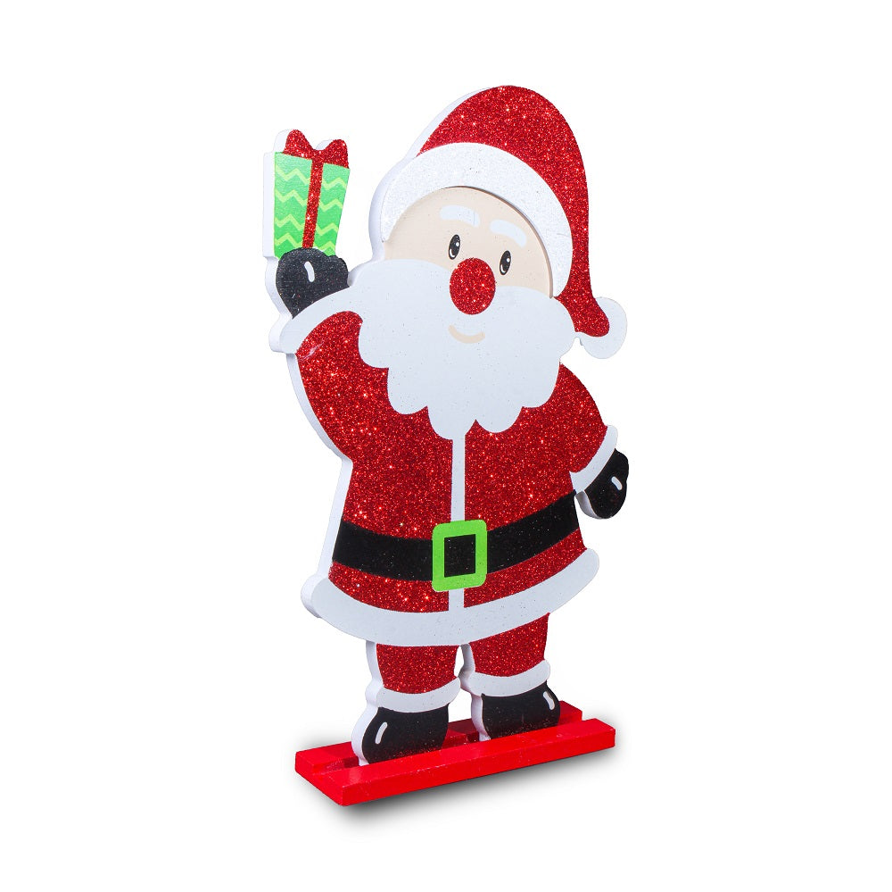 Table Deco Santa Red 12 X 8Inch 1Pc