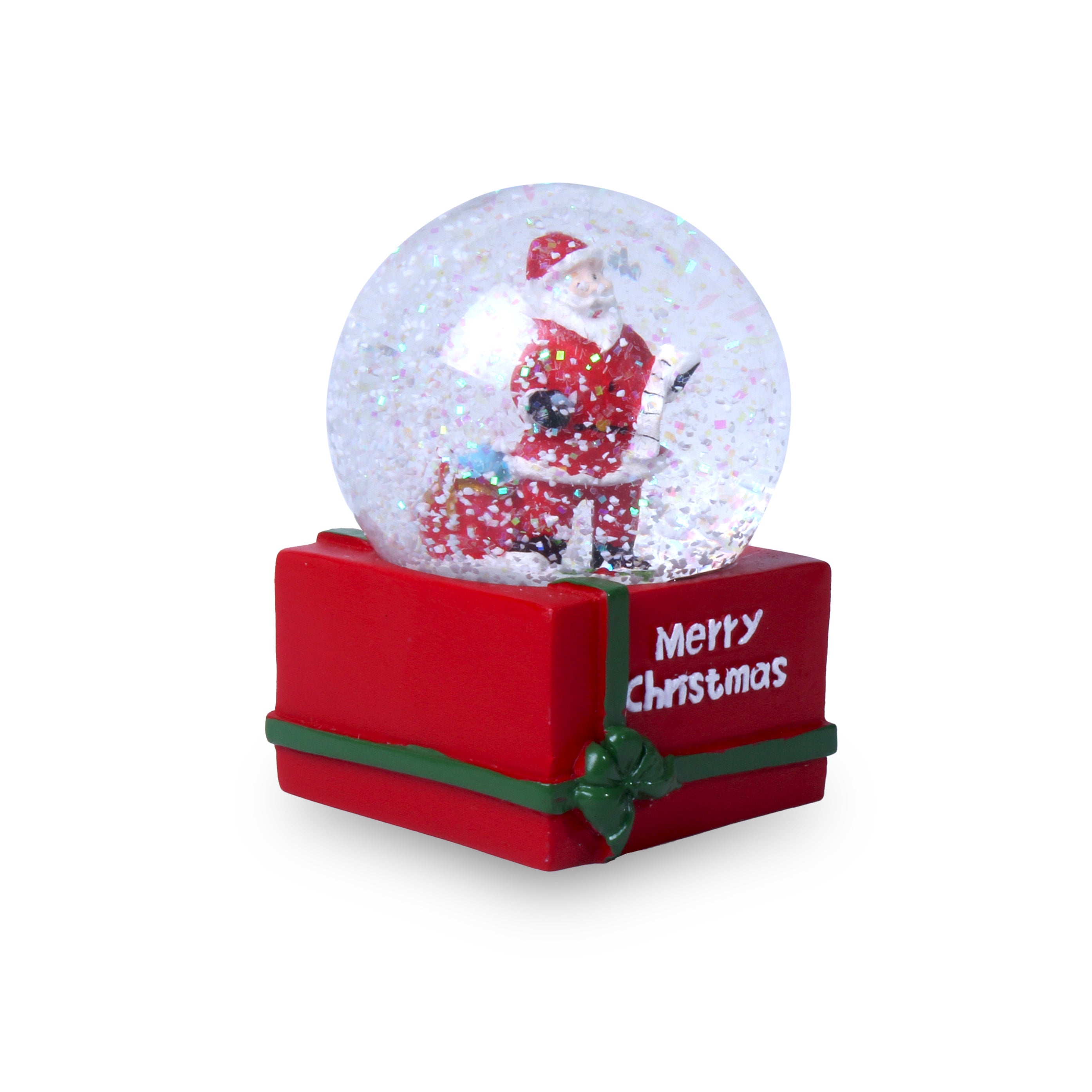 Waterball Square Base Santa Assorted Design