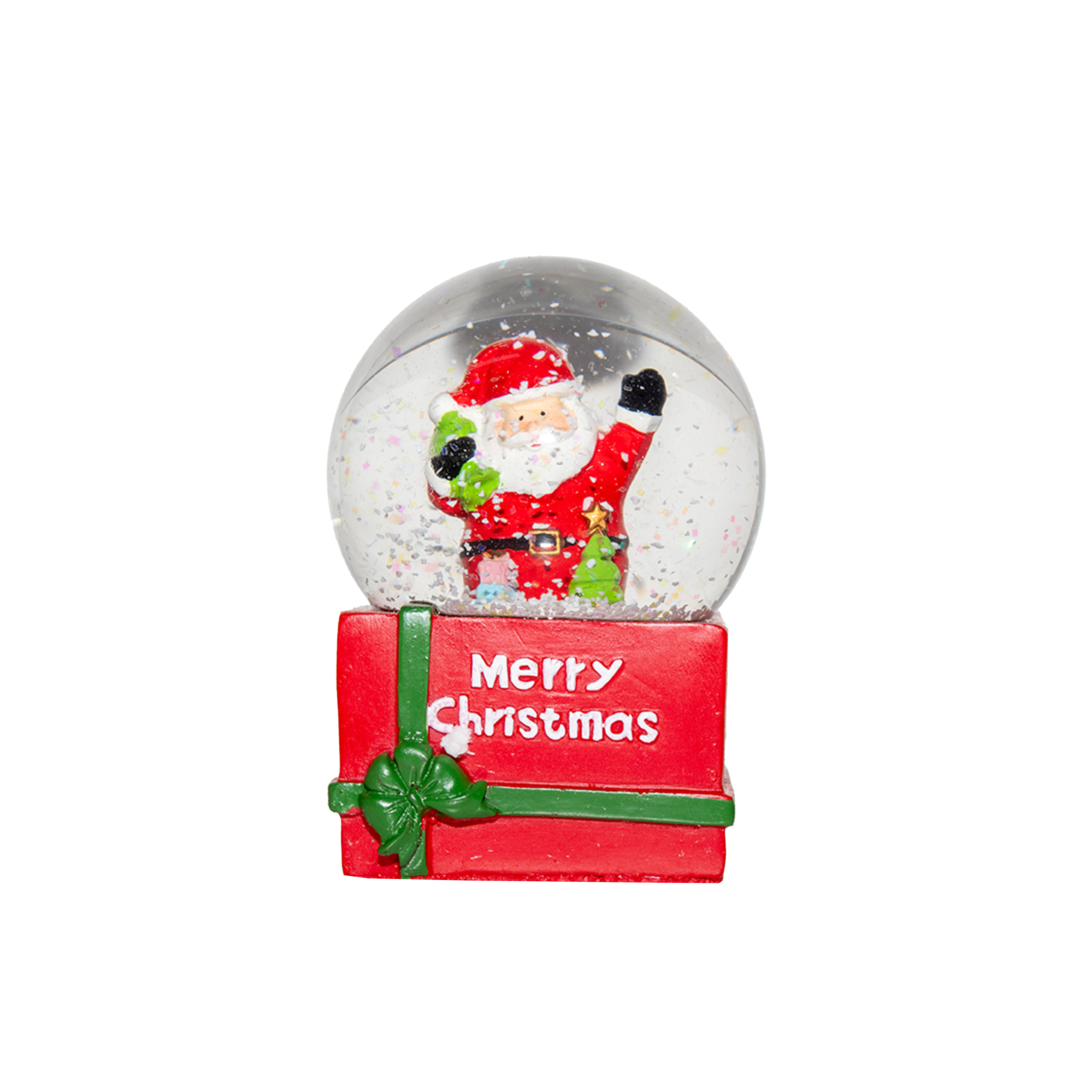 Waterball Square Base Santa Assorted Design