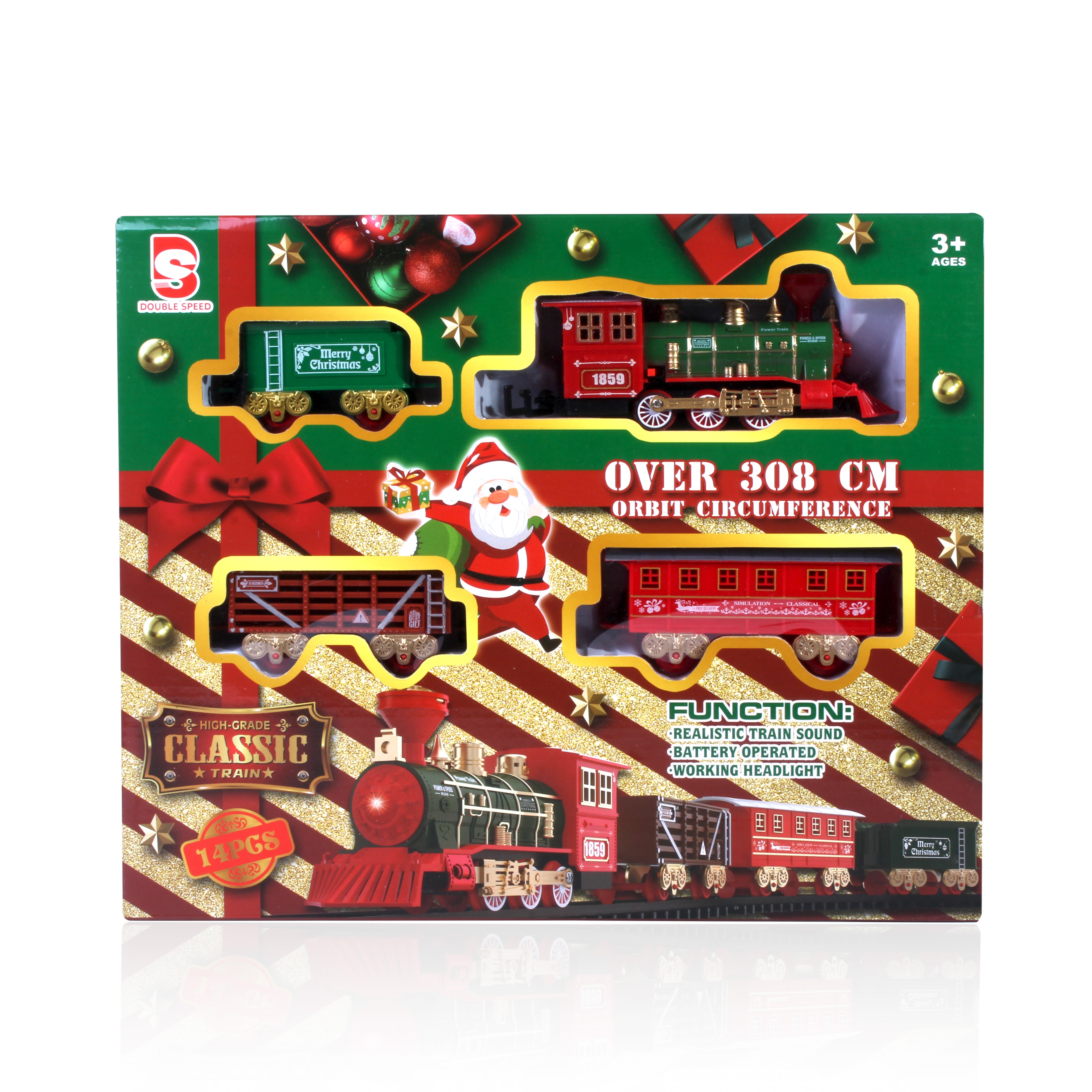 Christmas Classic Train Set 14Pc Box