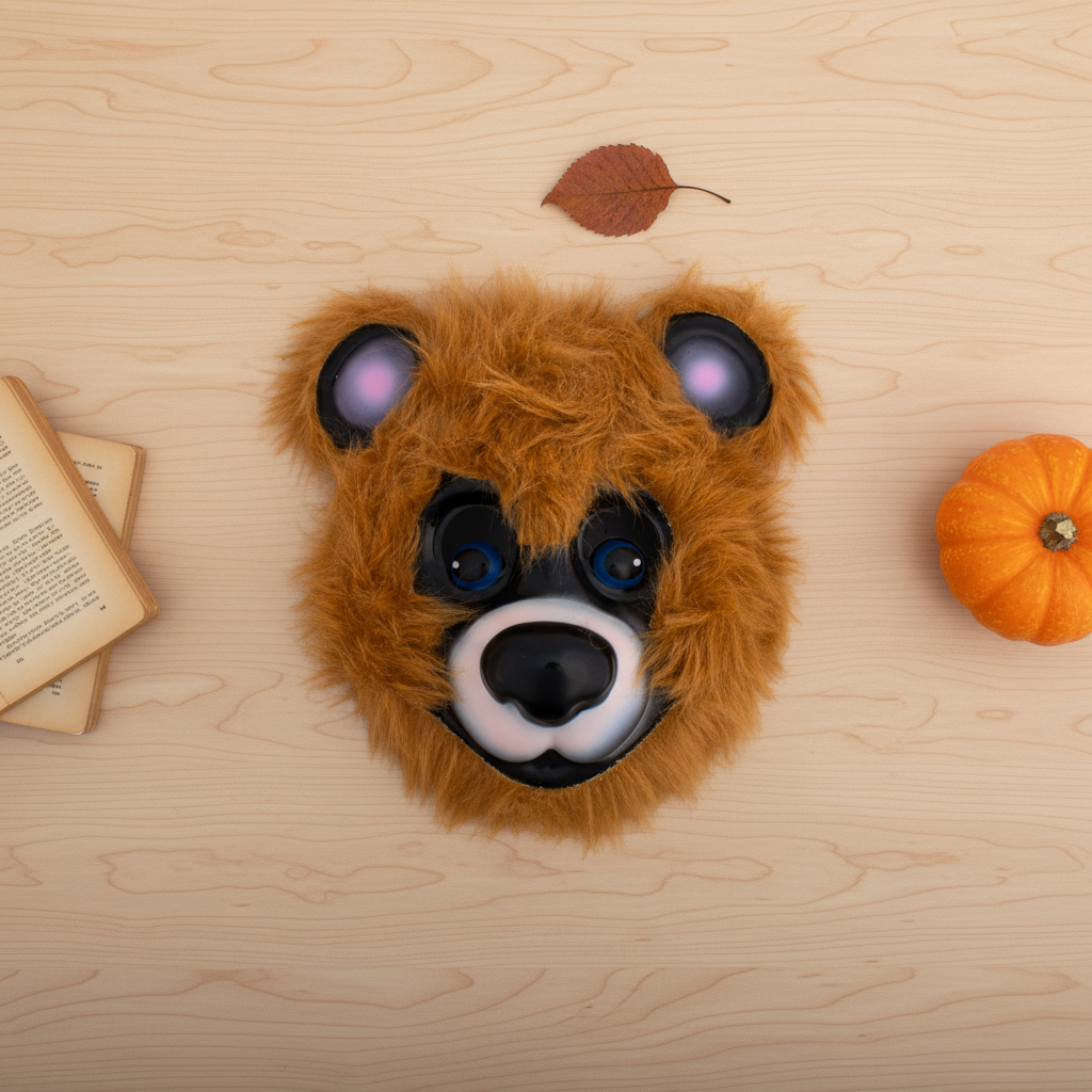 Animal Mask Lion Cub 1pc