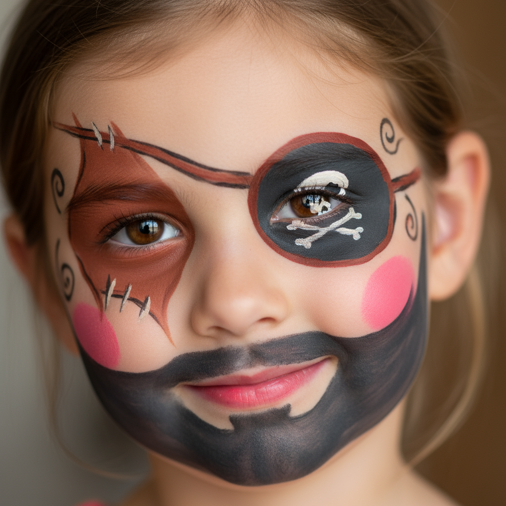 Halloween Make up kit Pirate 1Pack