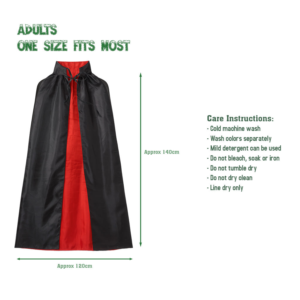 Dracula Cape for Adults W 120 X H140cm 1pc