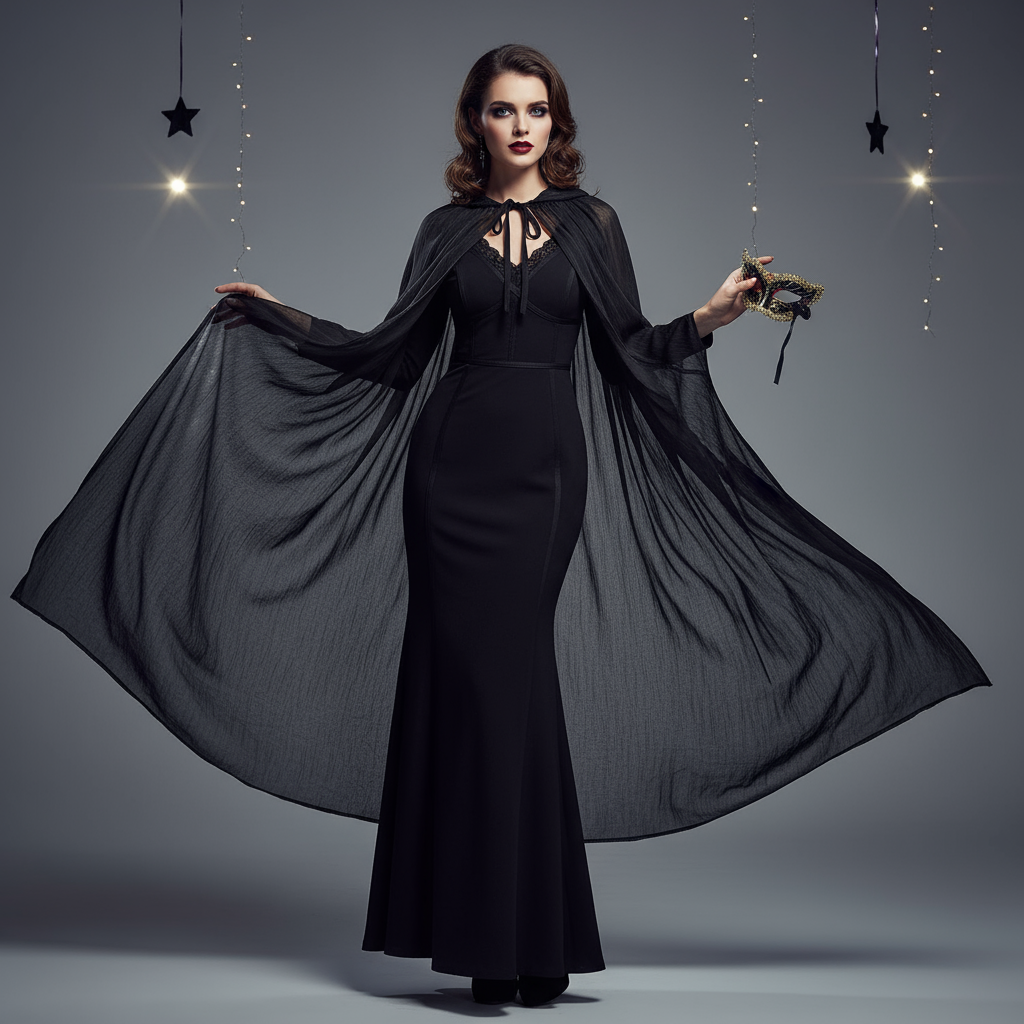 Vampire Cape Lengh 1.2m 1pc