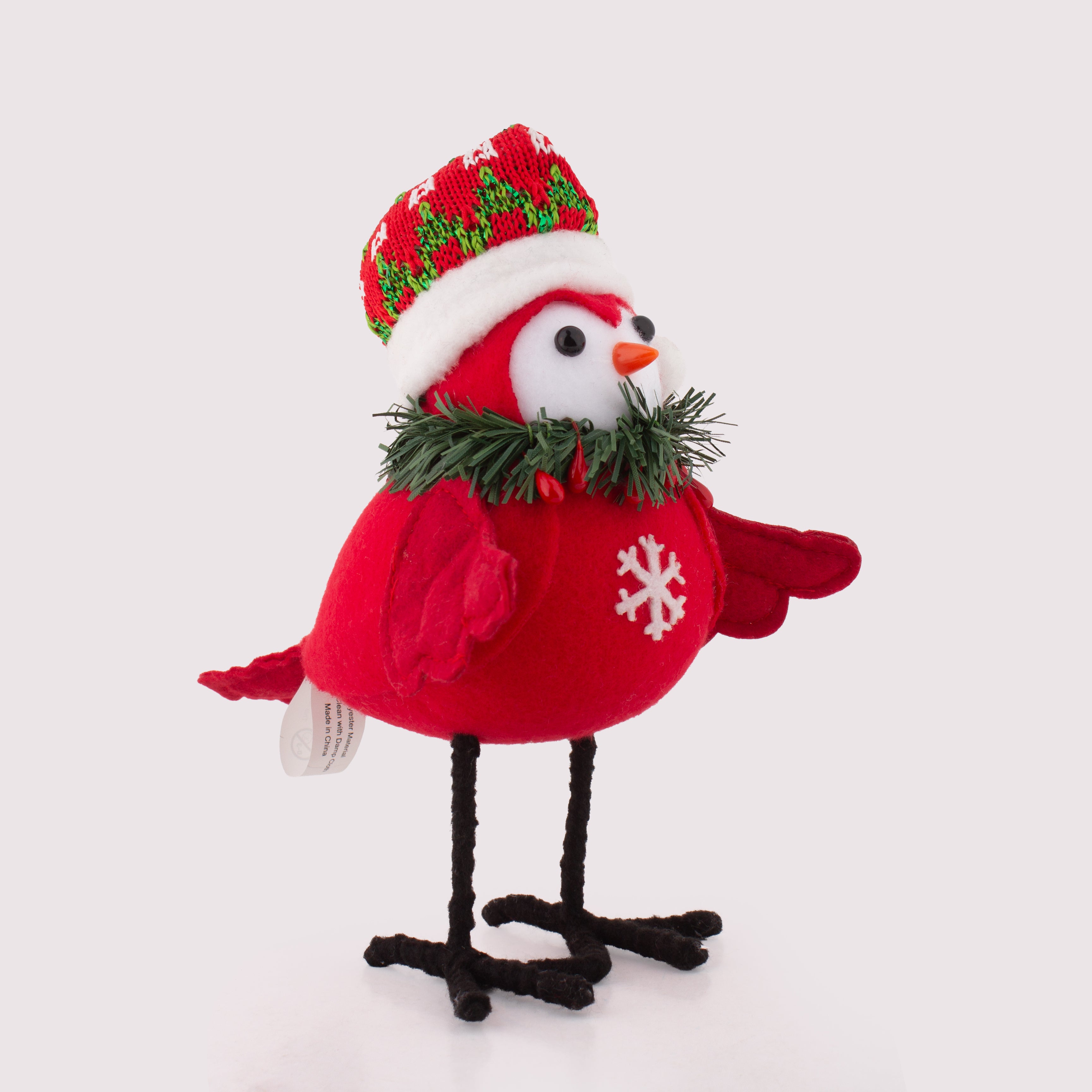 Christmas Decoration Festive Bird 19 X 11 X 9cm 1pc