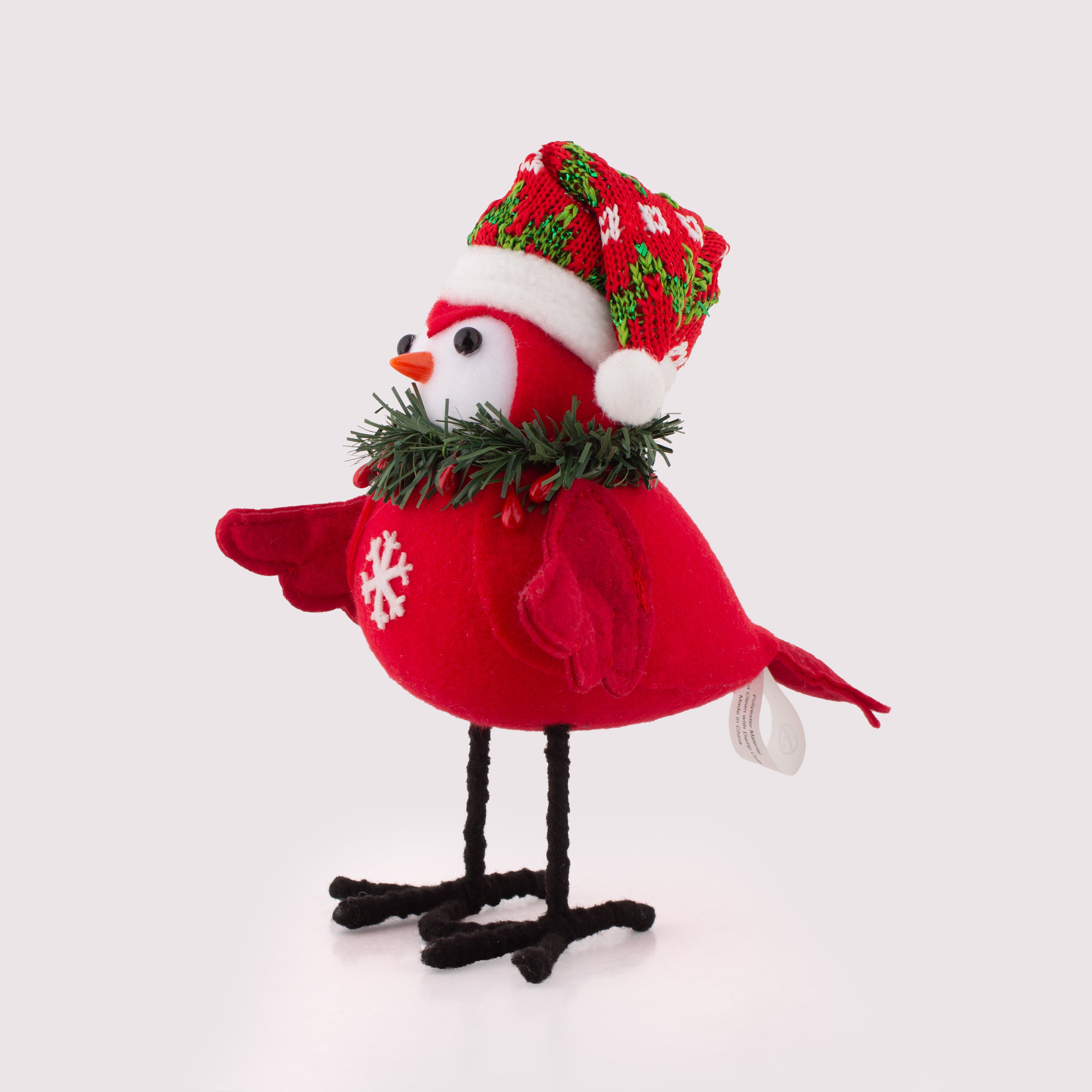 Christmas Decoration Festive Bird 19 X 11 X 9cm 1pc