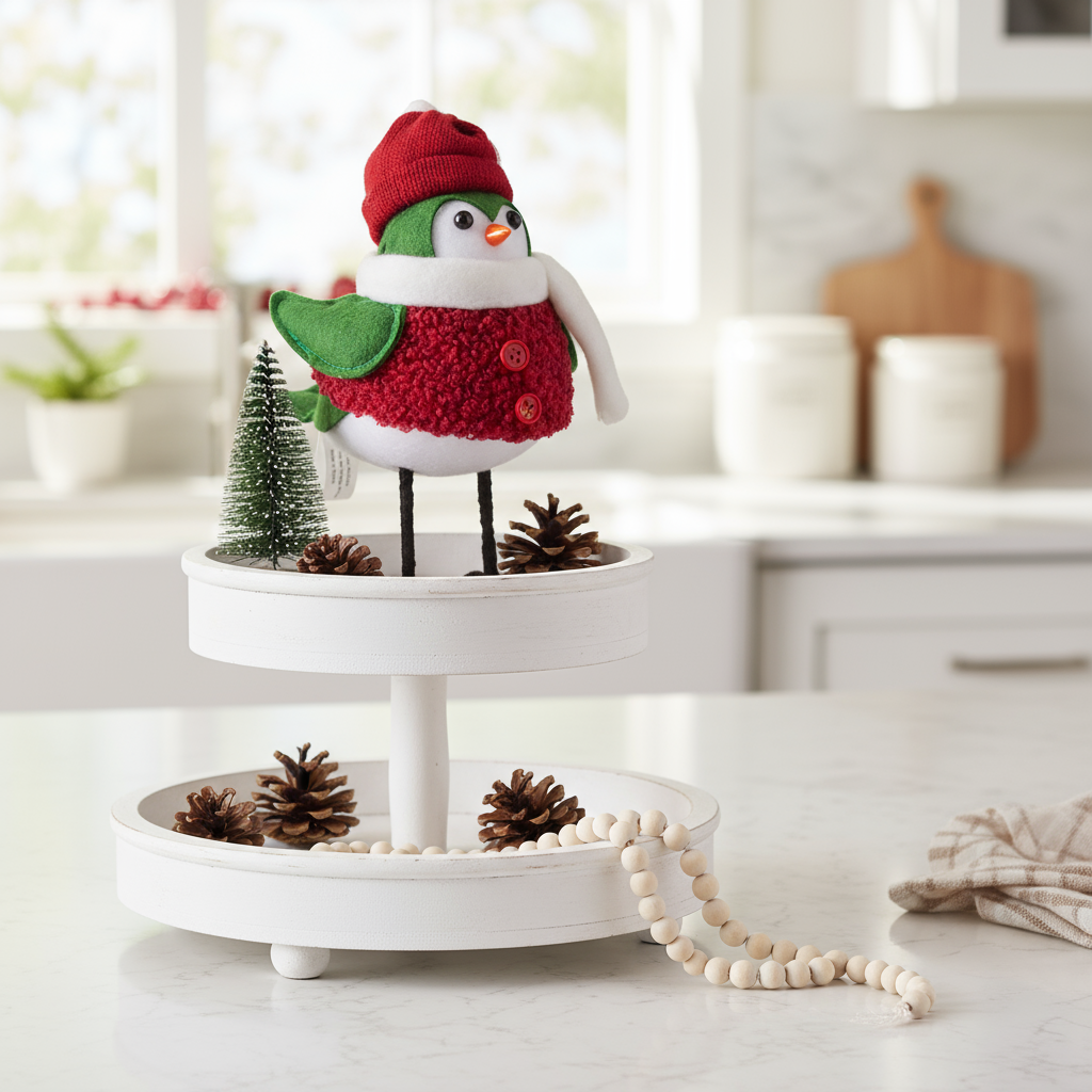 Christmas Decoration Christmas Birdie 19 X 11 X 9cm 1pc