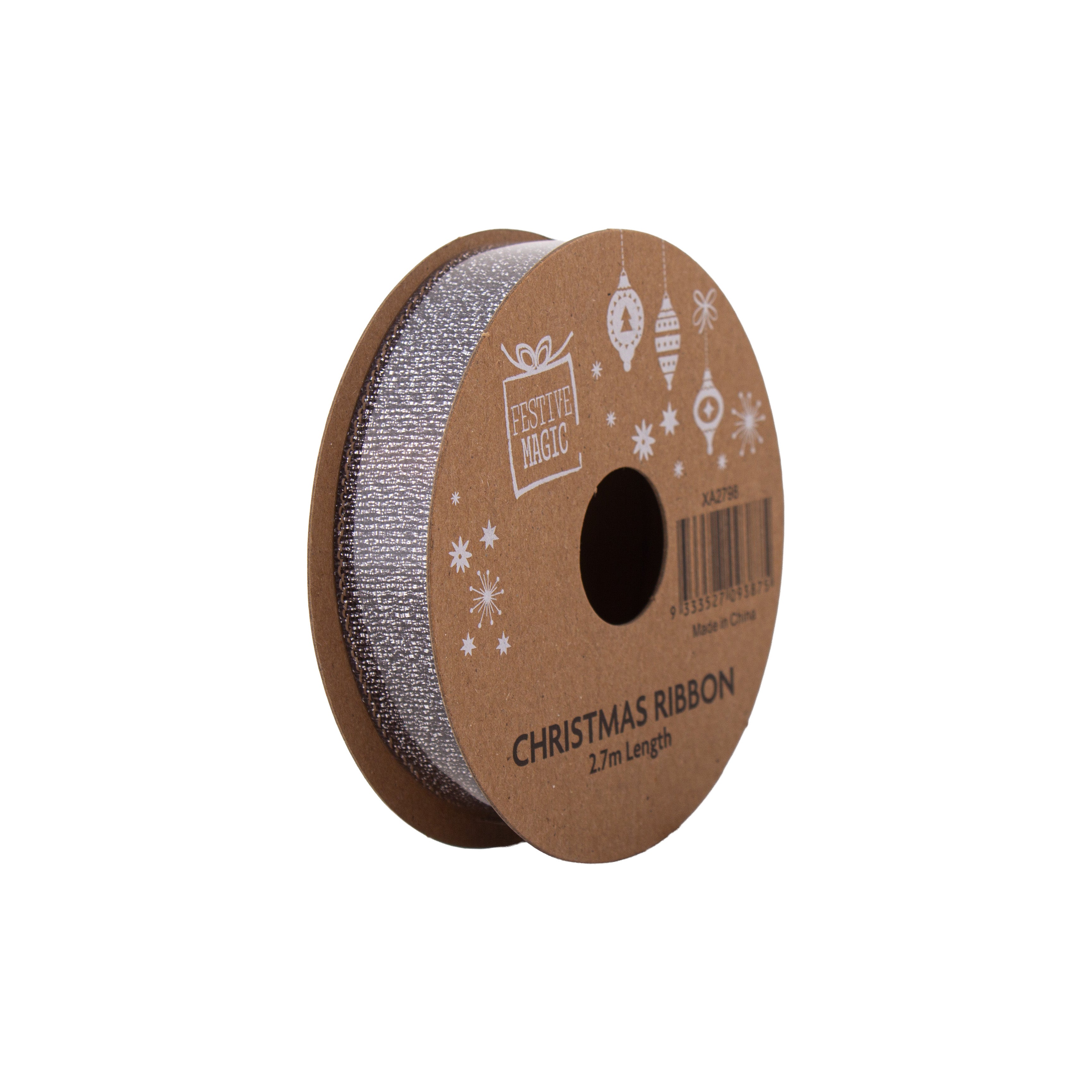 Ribbon Festive Collection Rosy Shimmer 2.7m 5pcs Roll