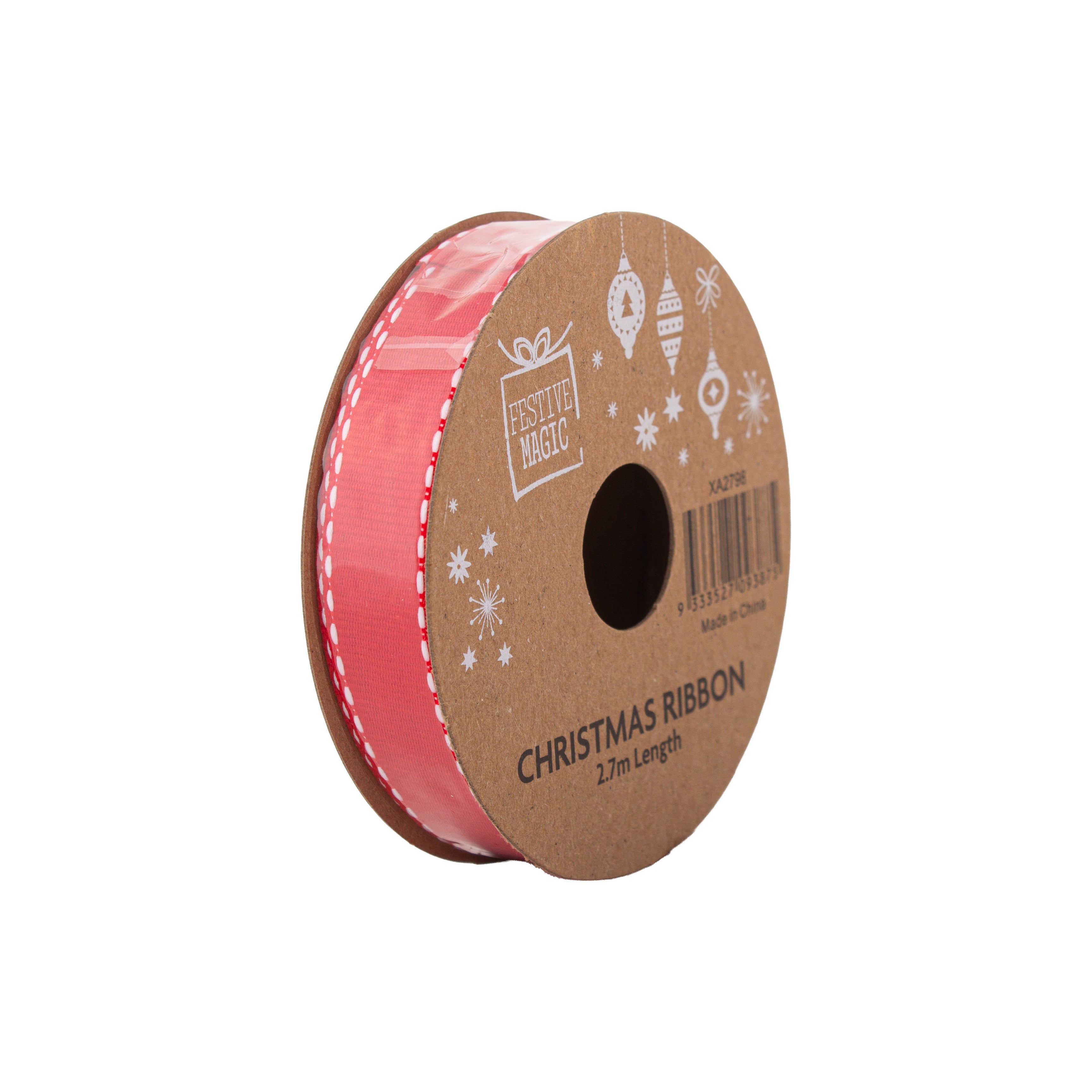 Ribbon Festive Collection Joyful Moments 2.7m 5pcs Roll