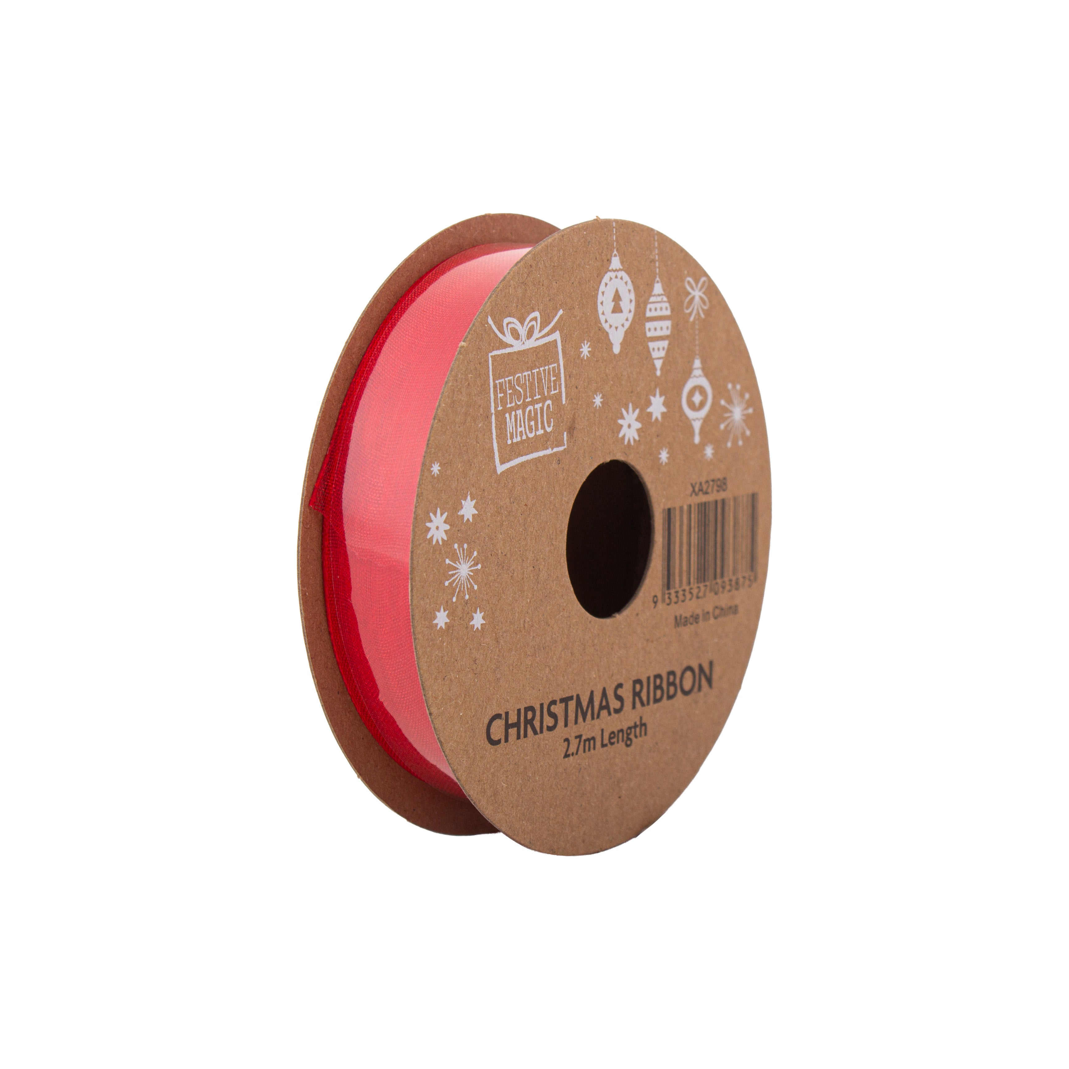 Ribbon Festive Collection Joyful Moments 2.7m 5pcs Roll