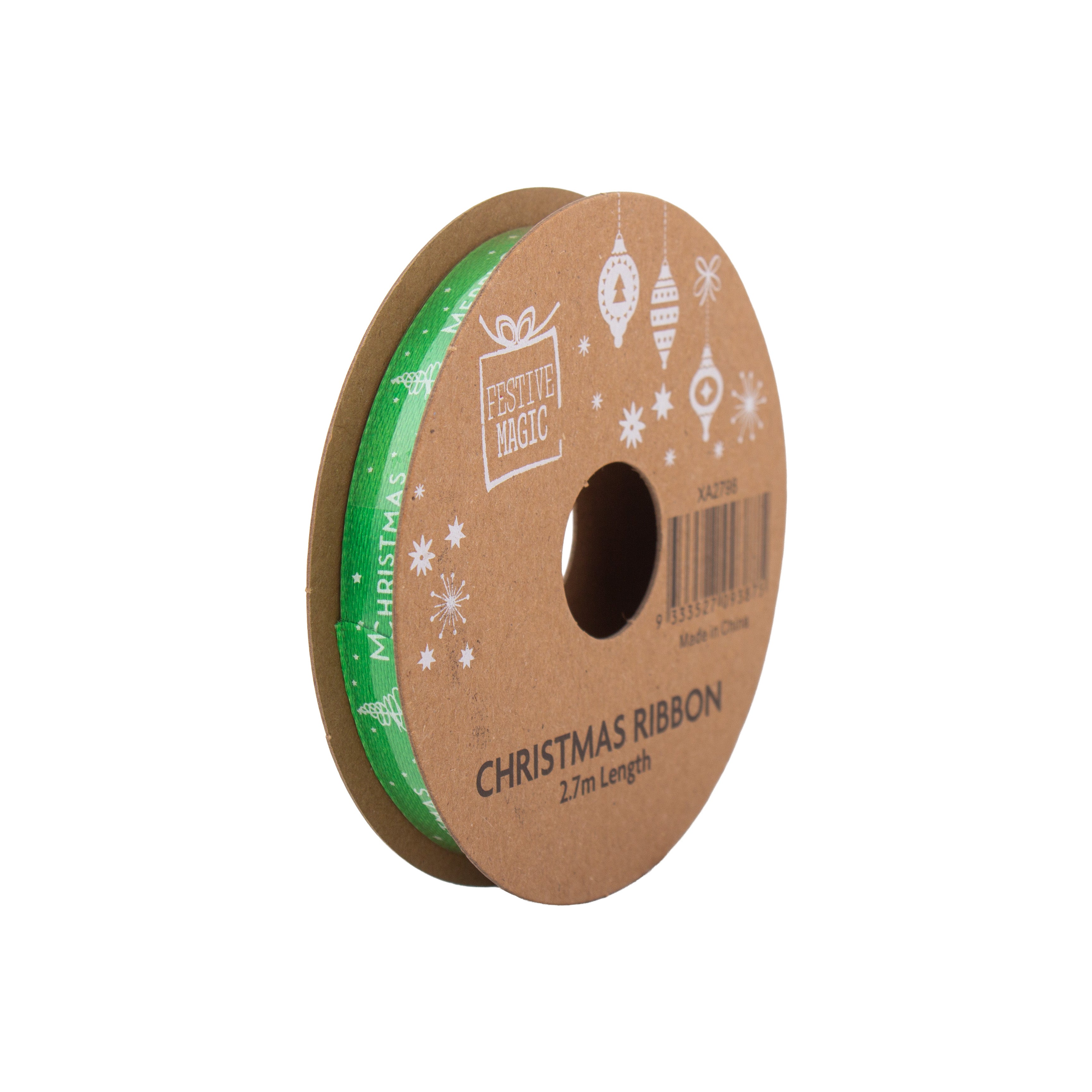 Ribbon Festive Collection Festive Medley 2.7m 5pcs Roll