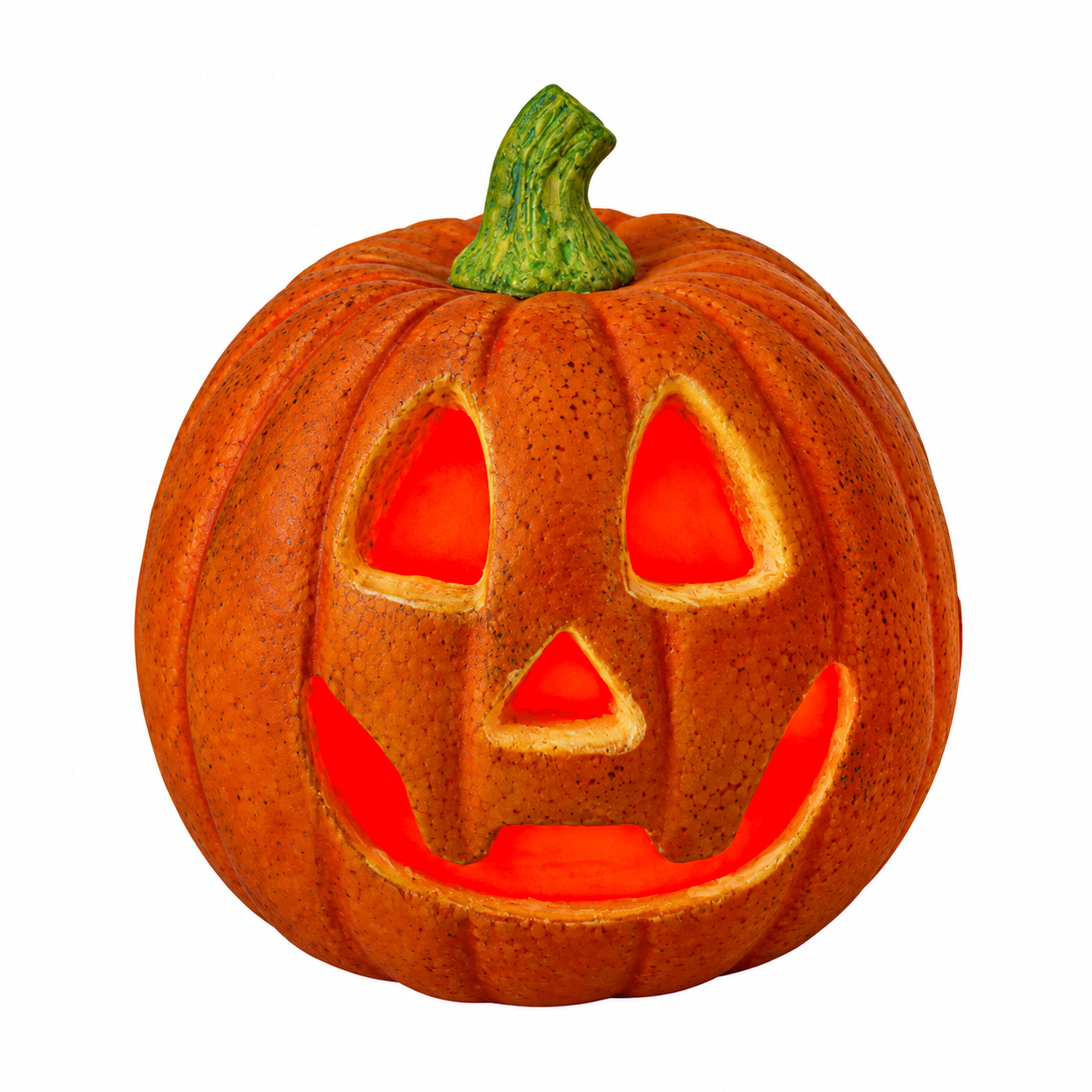 Halloween Pumpkin with Red LED Light 1pc