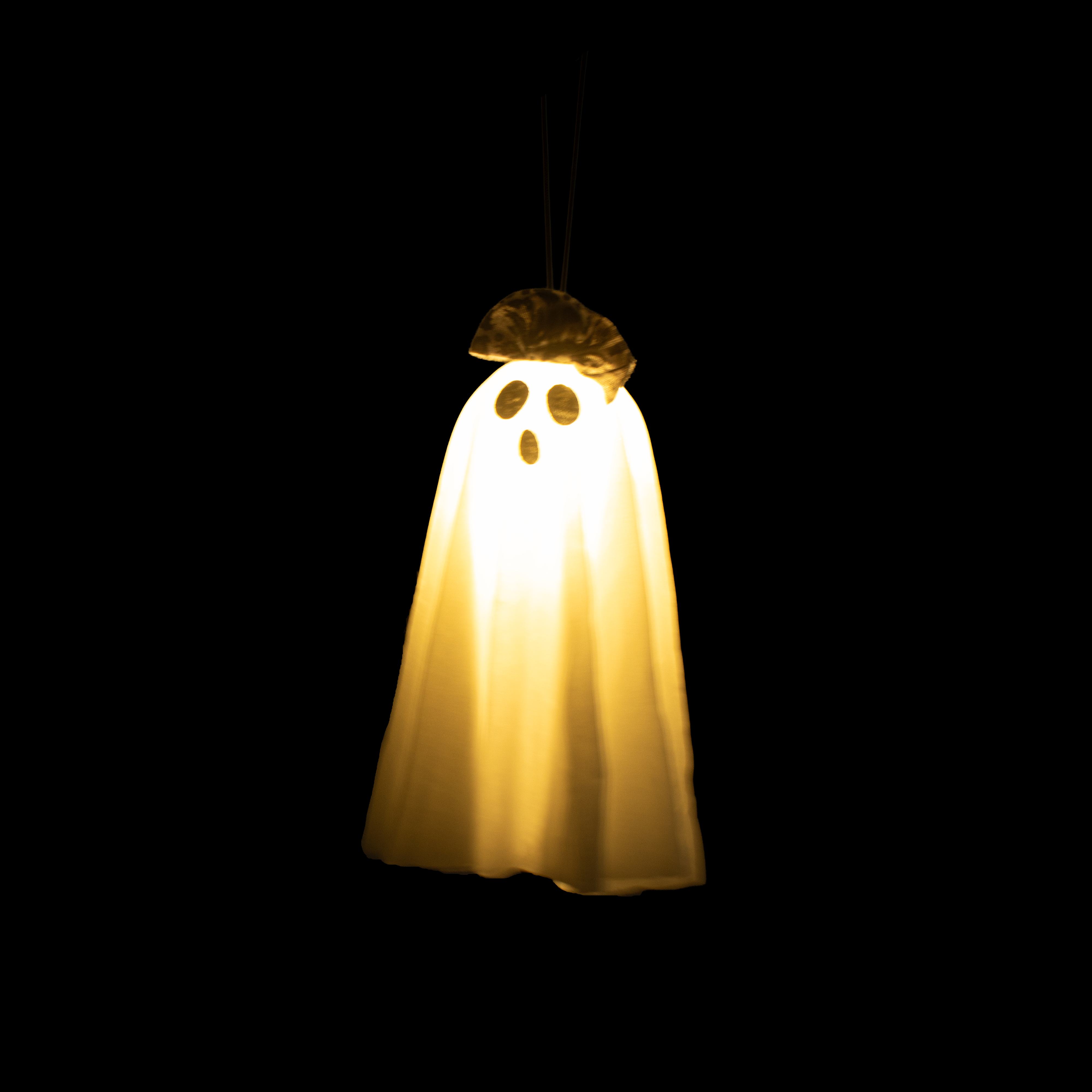 Hanging Ghost With 5pcs Warm Light 25 X 7 X 7cm 1pc UB