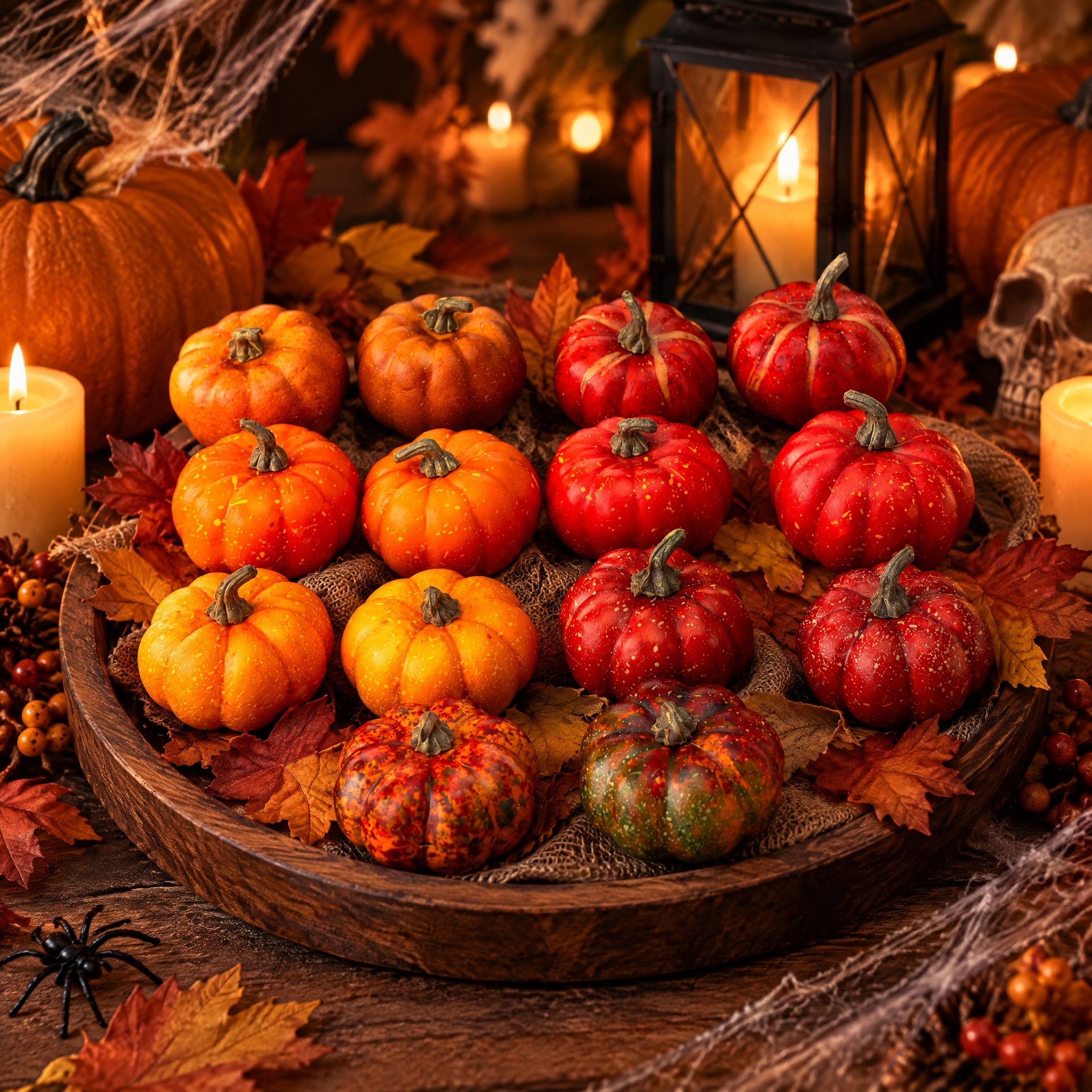 Artificial Pumpkin 5.5 X 5.5 X 3.5inch 1pc UB