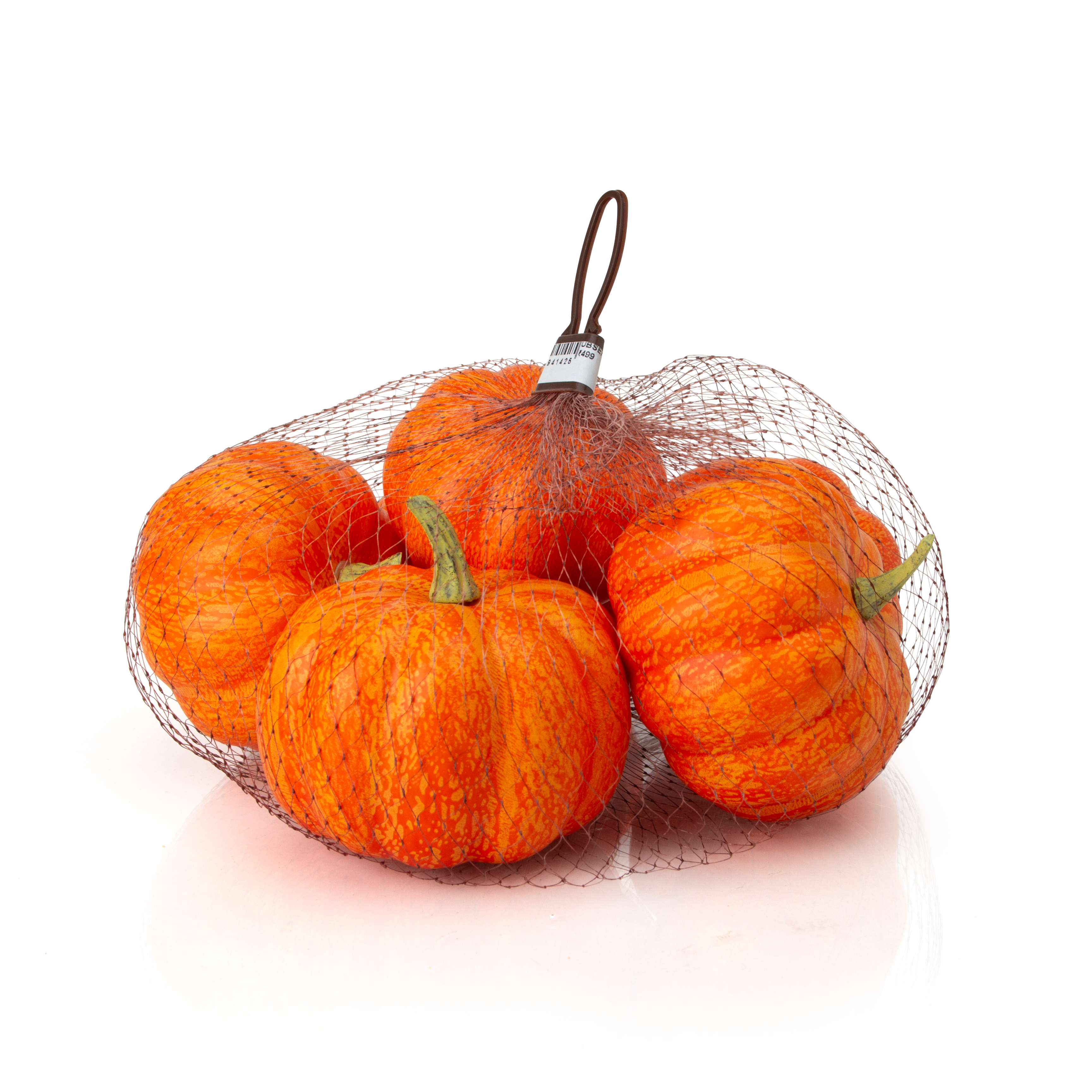Artificial Pumpkin 6 X 6 X 4inch 4pc UB