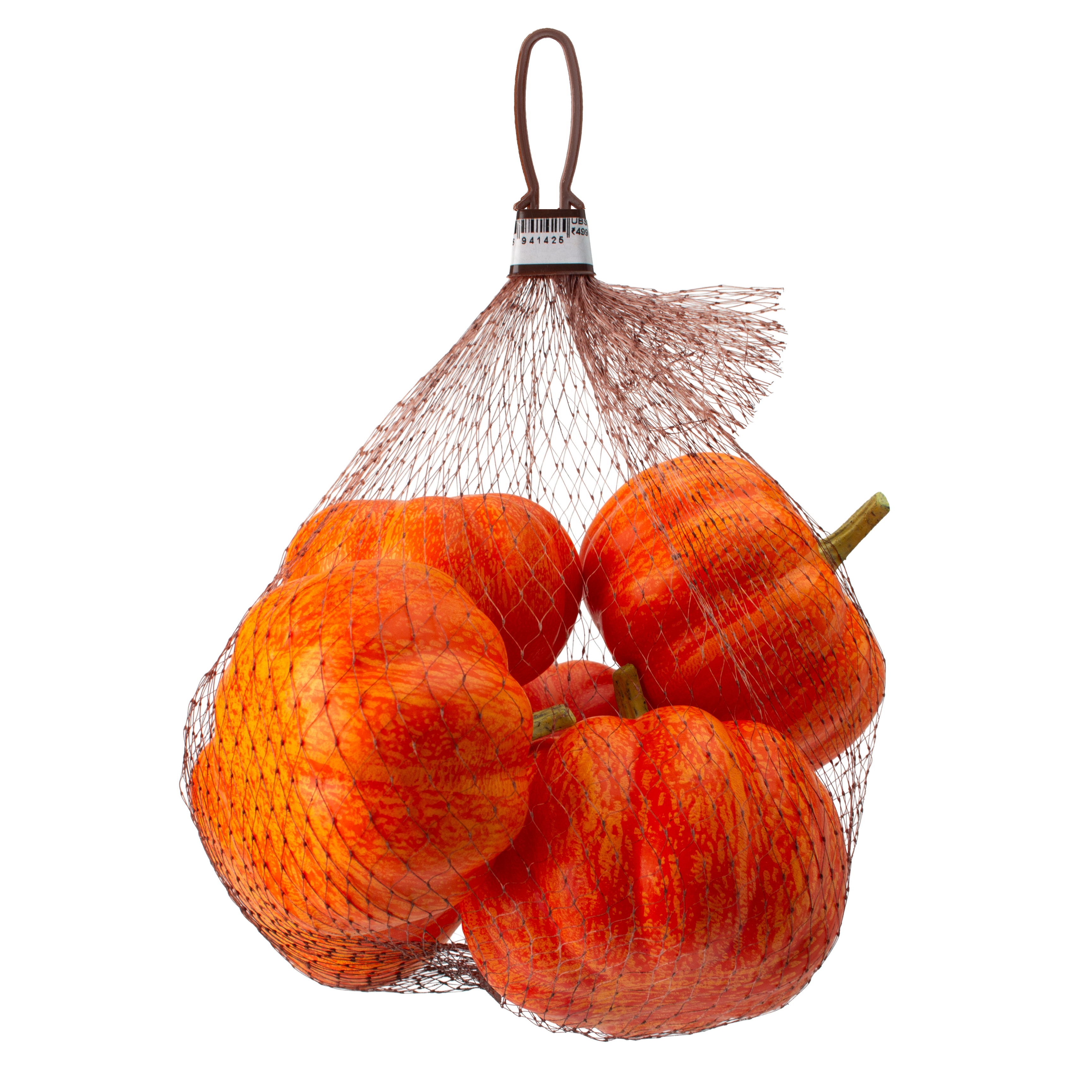 Artificial Pumpkin 6 X 6 X 4inch 4pc UB