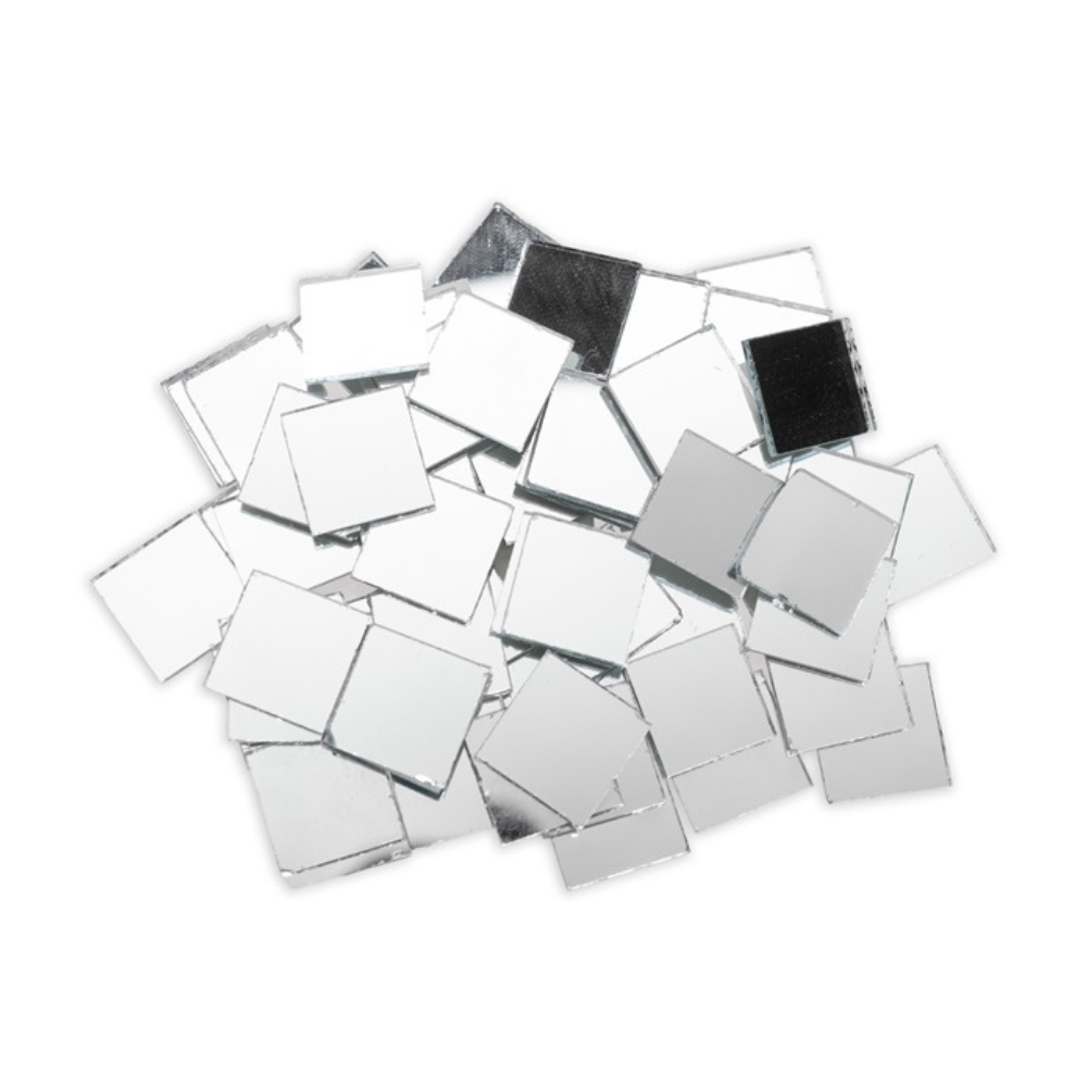 Cut Mirror Square Tiles 60gm