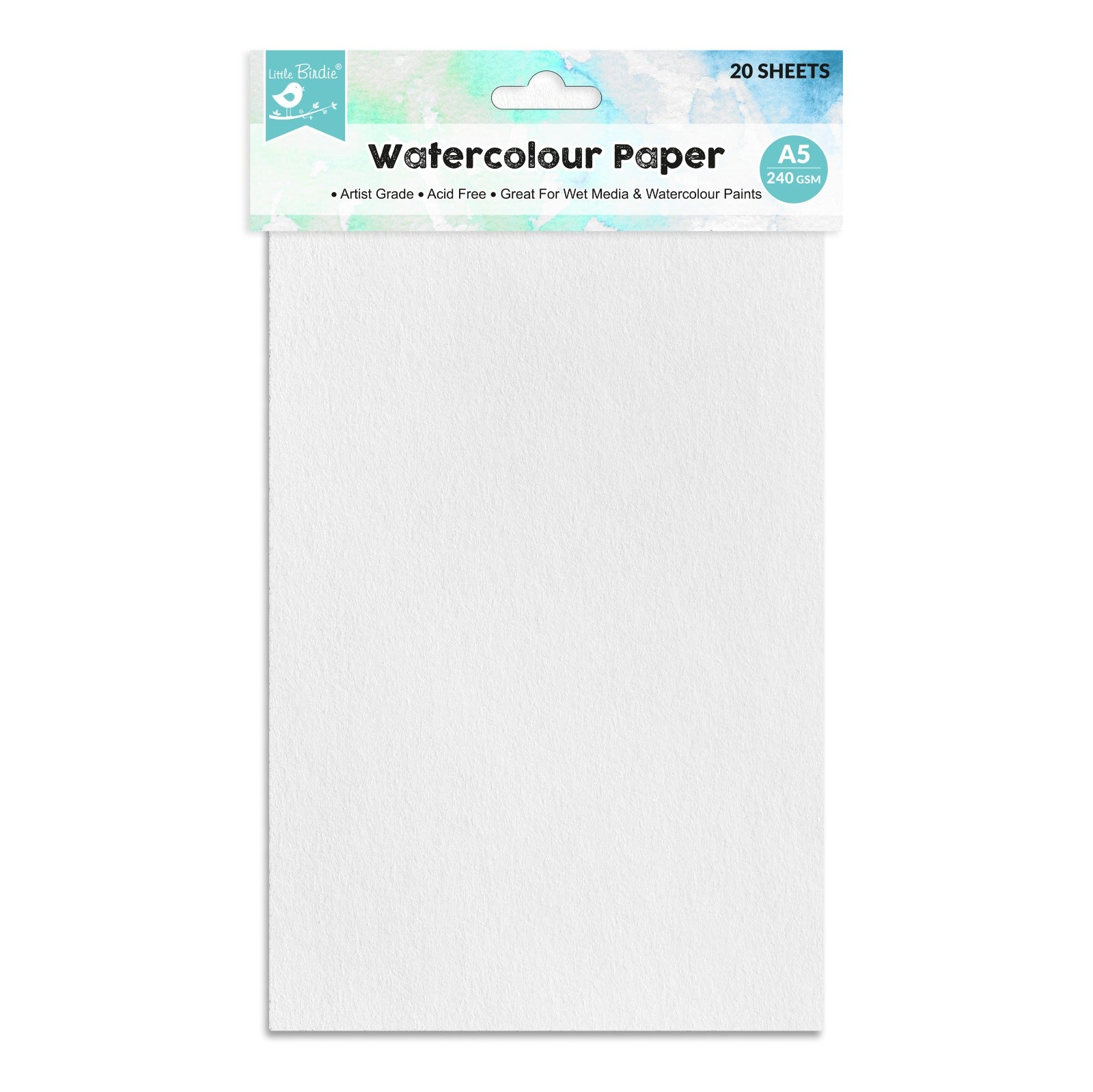 Premium Watercolour Paper 240Gsm A5 20 Sheets