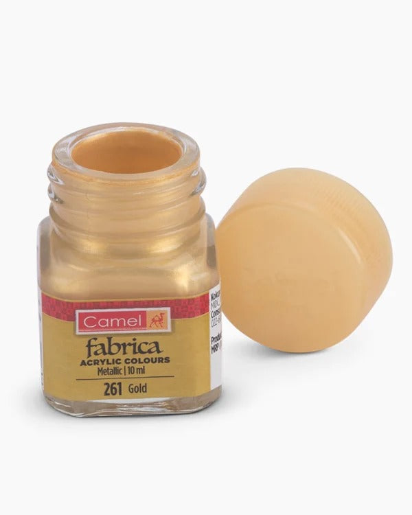 Fabrica Acrylic Colours 10ml - Metallic Gold Camel