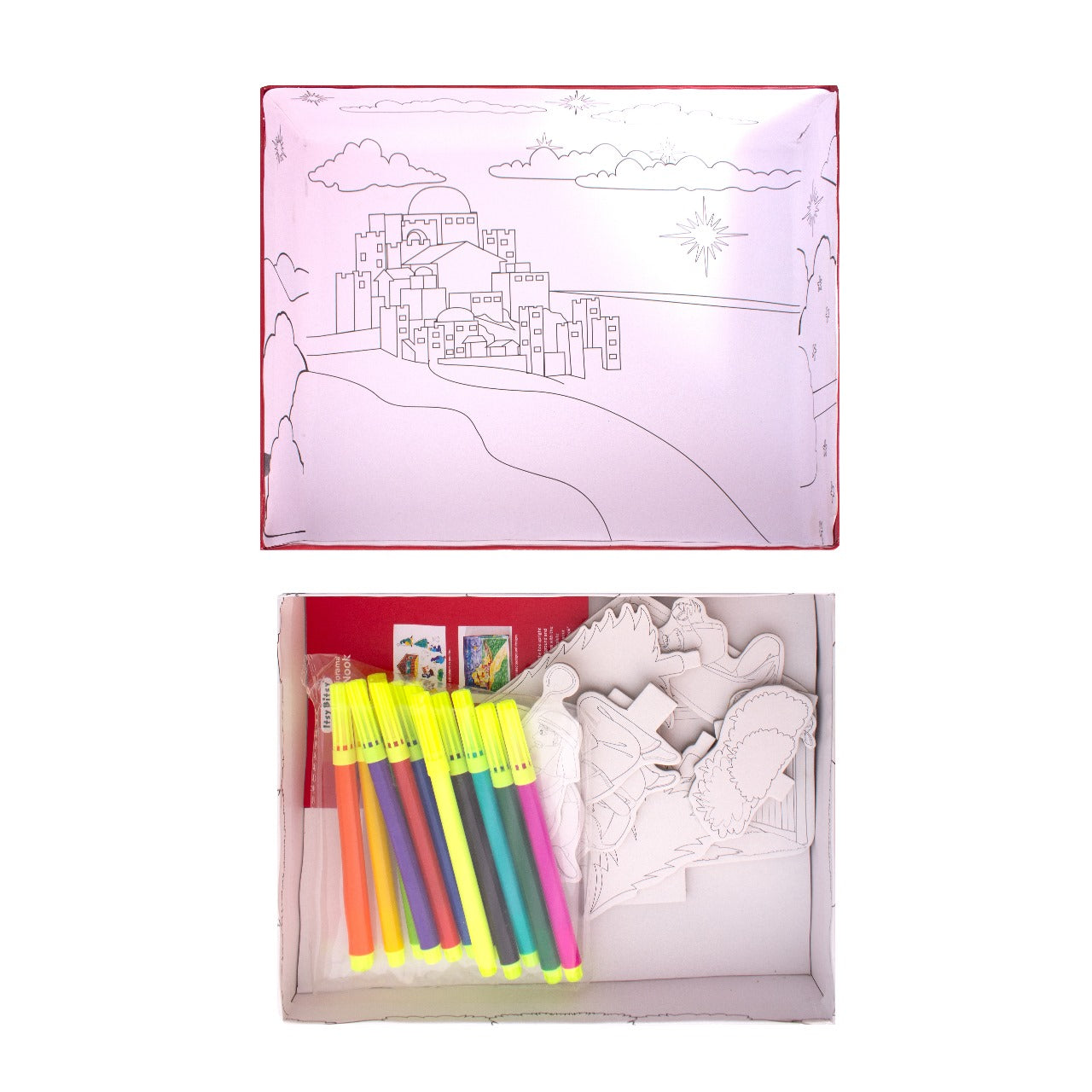 Colour & Create 3D Diorama Kit The Nativity Nook 1Box