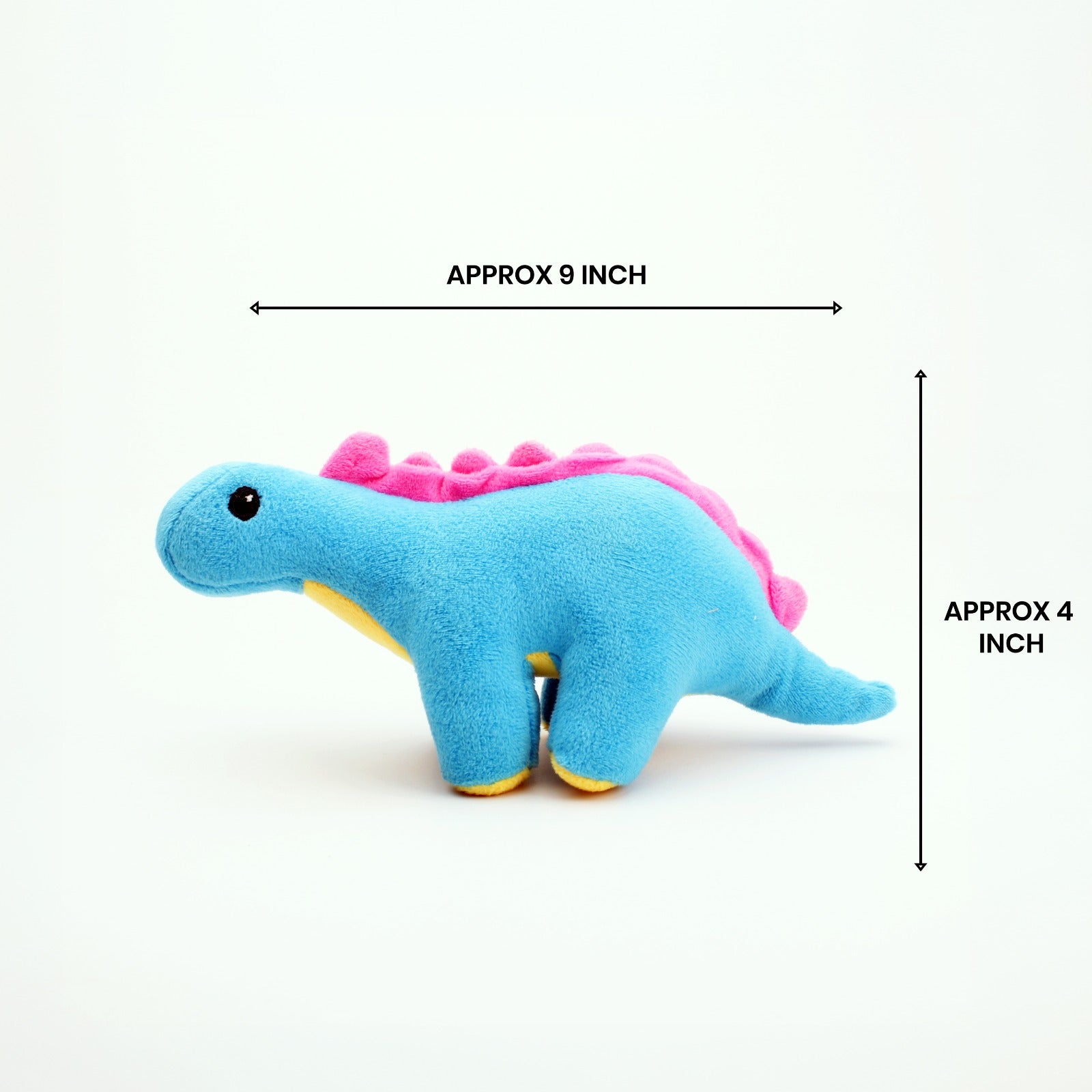 Soft Toy Dino Blue and Purple 10inch 1pc
