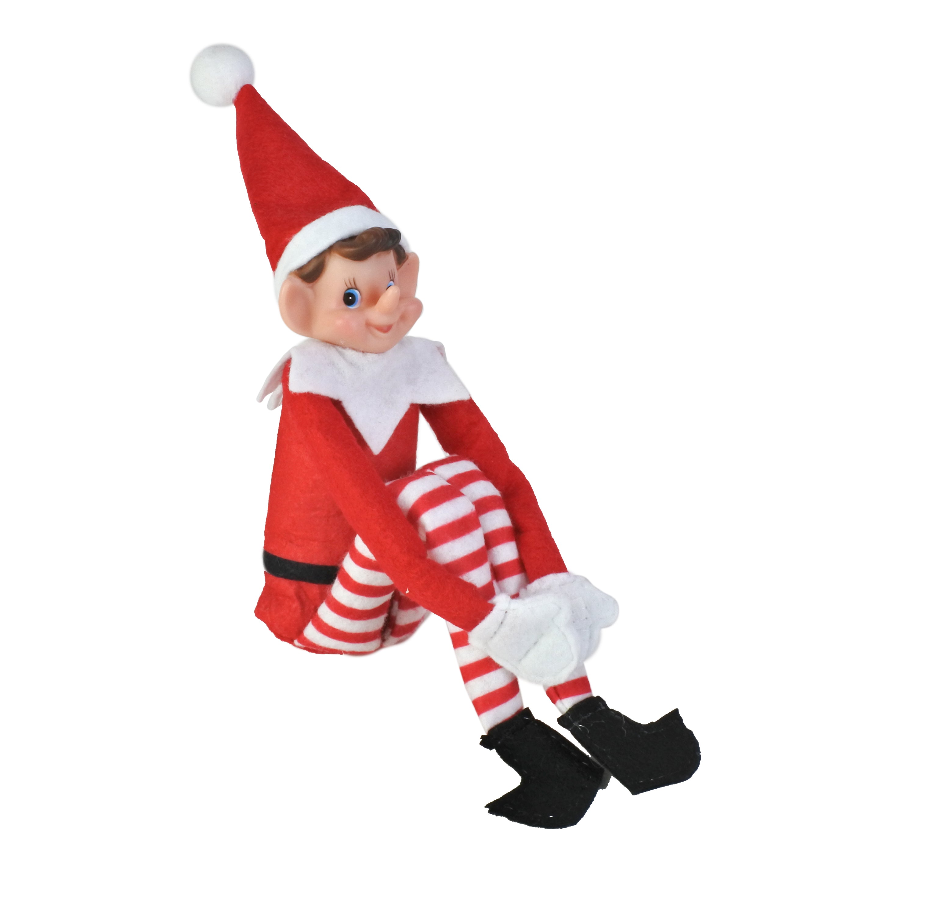Christmas Shelf Sitting Elf 33Cm 1Pc