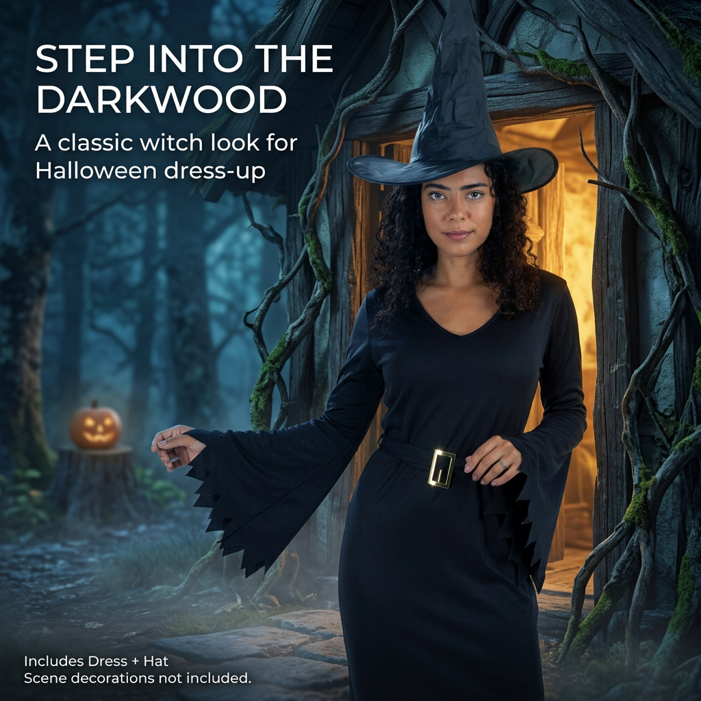 Costume Darkwood Witch Adults