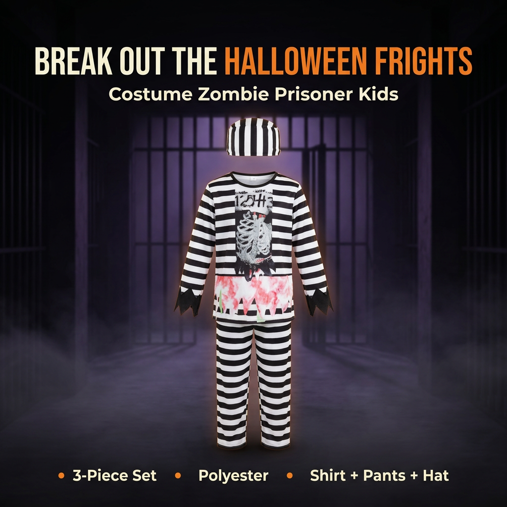 Costume Zombie Prisoner Kids