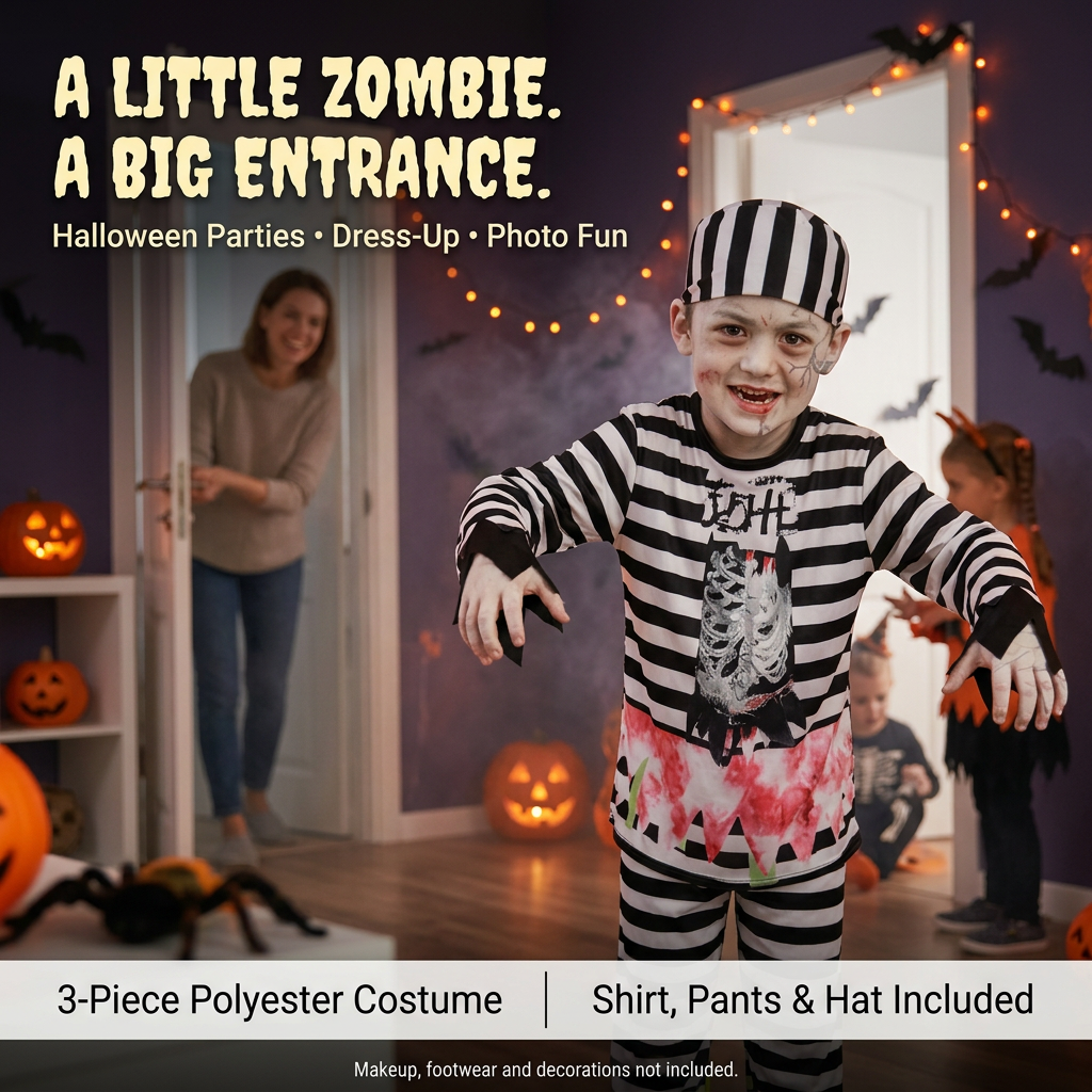 Costume Zombie Prisoner Kids