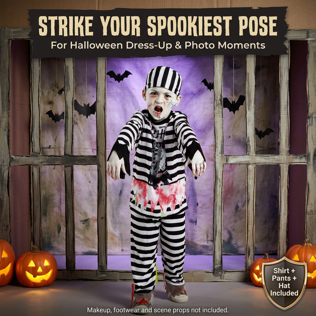 Costume Zombie Prisoner Kids