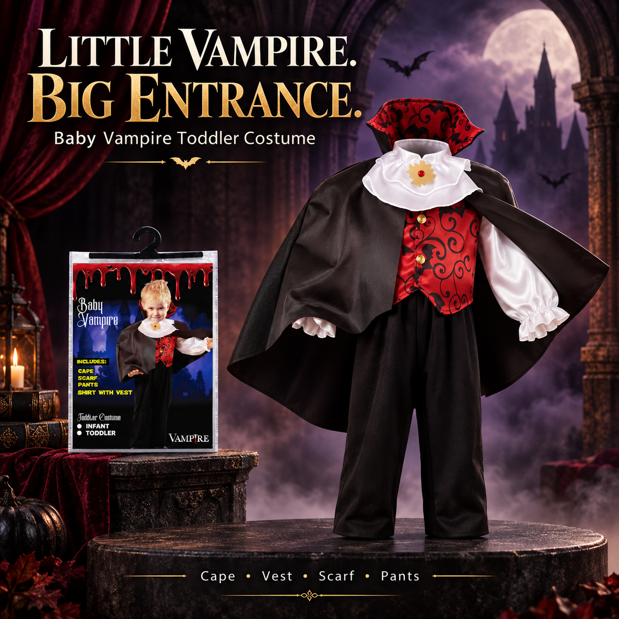 Costume Baby Vampire Toddlers