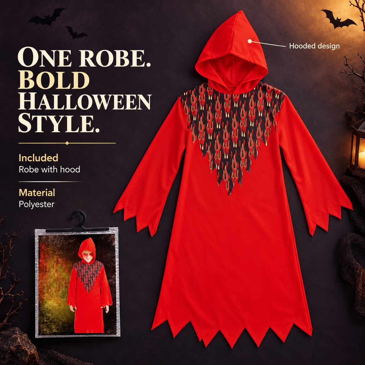 Costume Devil Robe Kids