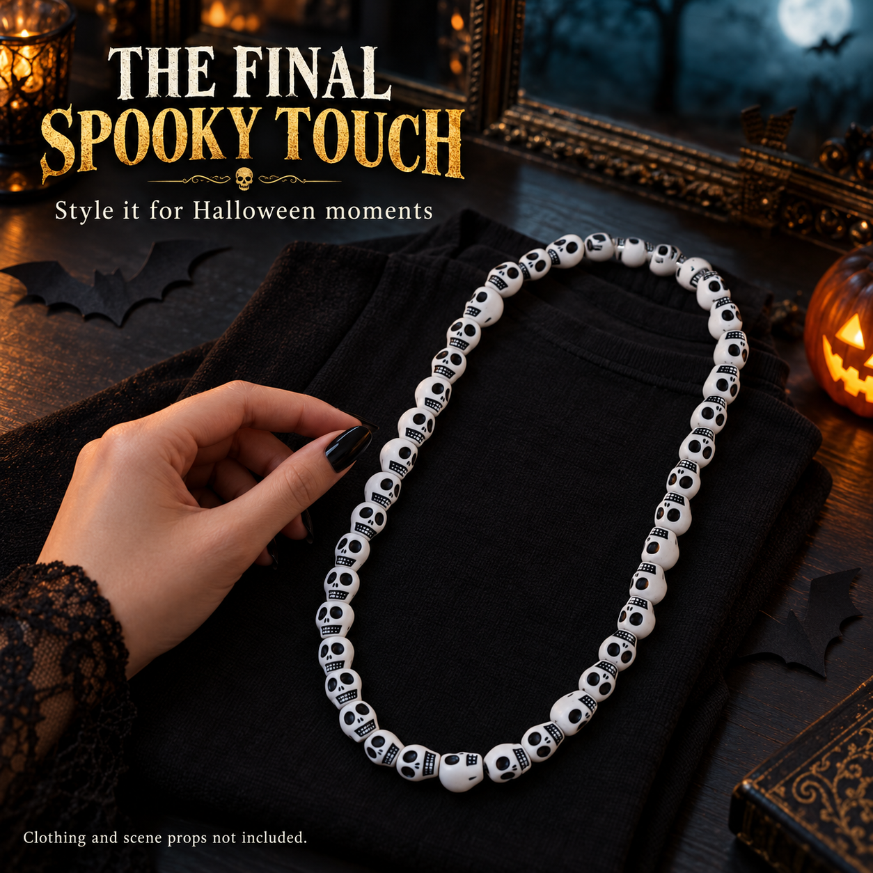 Skeleton Necklace 35cm