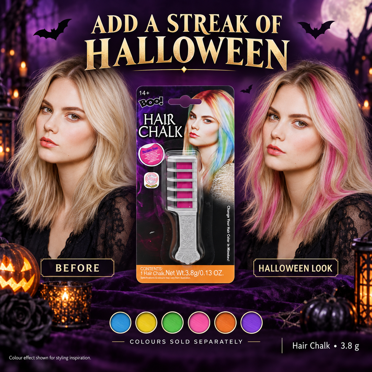 Hair Chalk Assorted